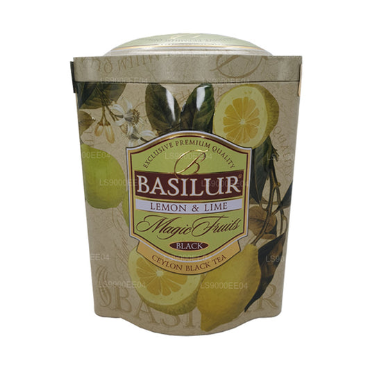 Basilur Magic Fruits Citroen en limoen (100 g) Tin Caddy