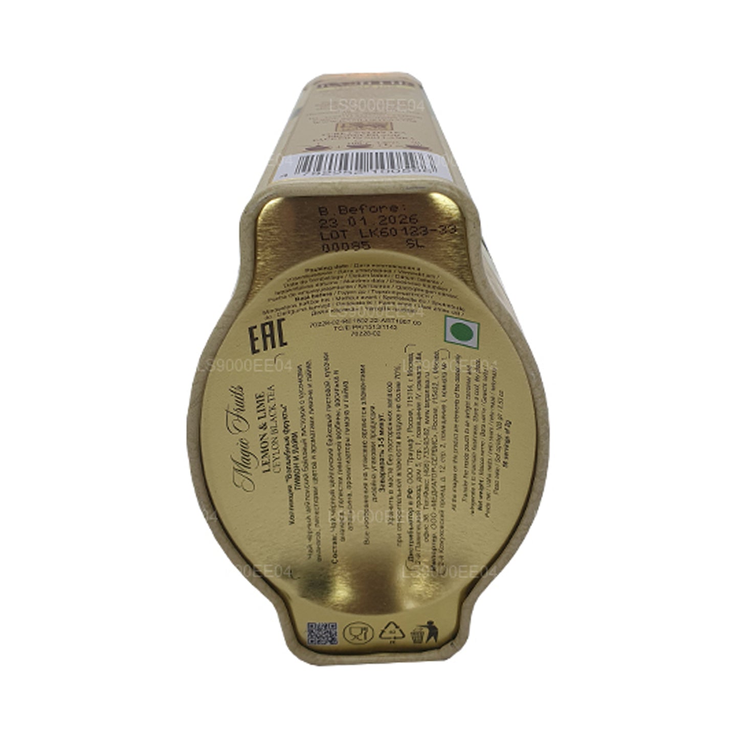 Basilur Magic Fruits Citroen en limoen (100 g) Tin Caddy