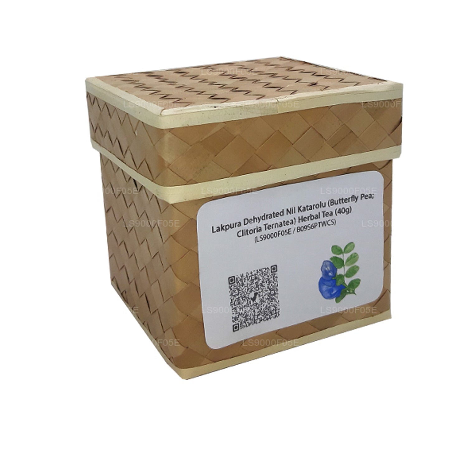 Lakpura gedehydrateerde nagelkatarolu (vlindererwt; Clitoria Ternatea) Kruidenthee (40 g)