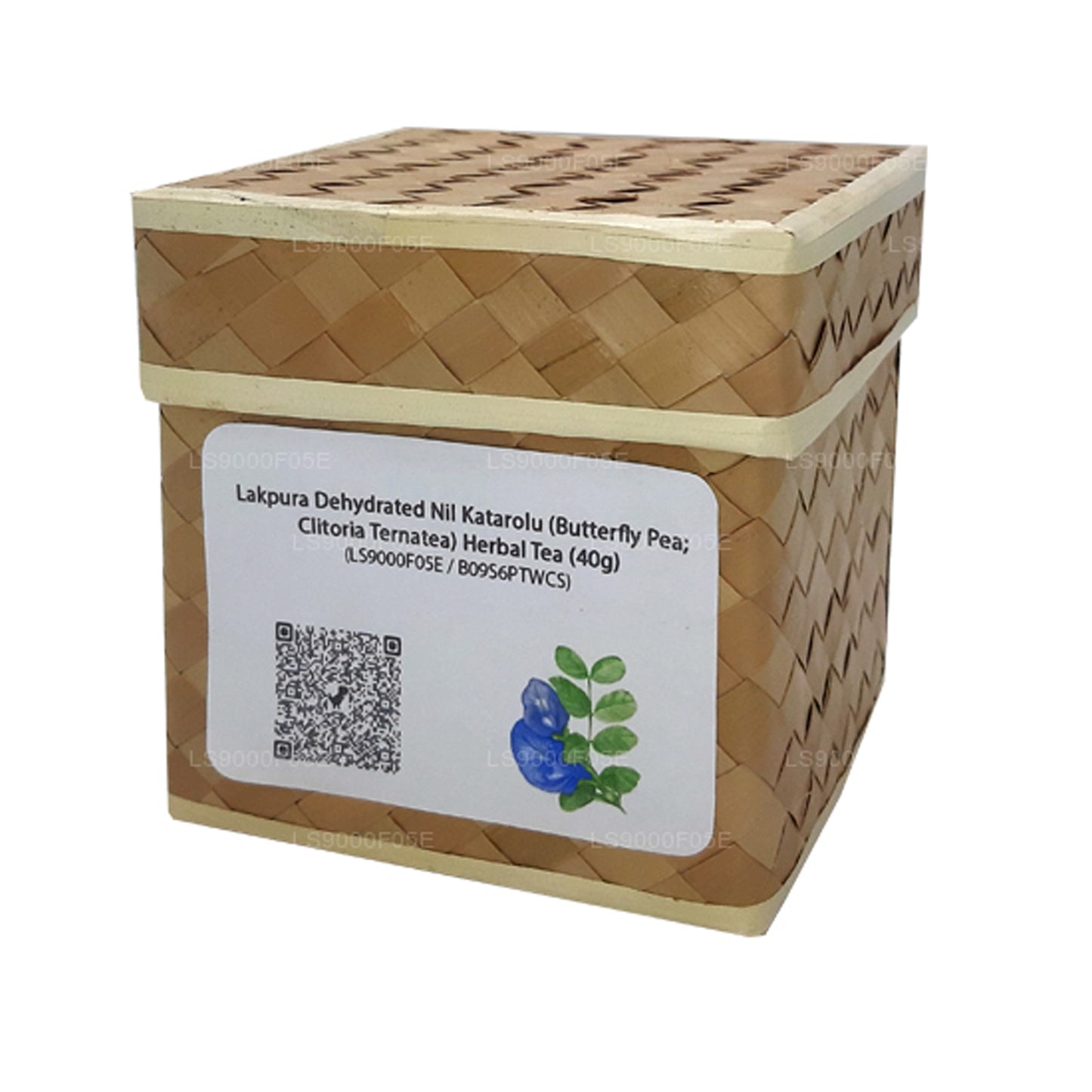 Lakpura gedehydrateerde nagelkatarolu (vlindererwt; Clitoria Ternatea) Kruidenthee (40 g)