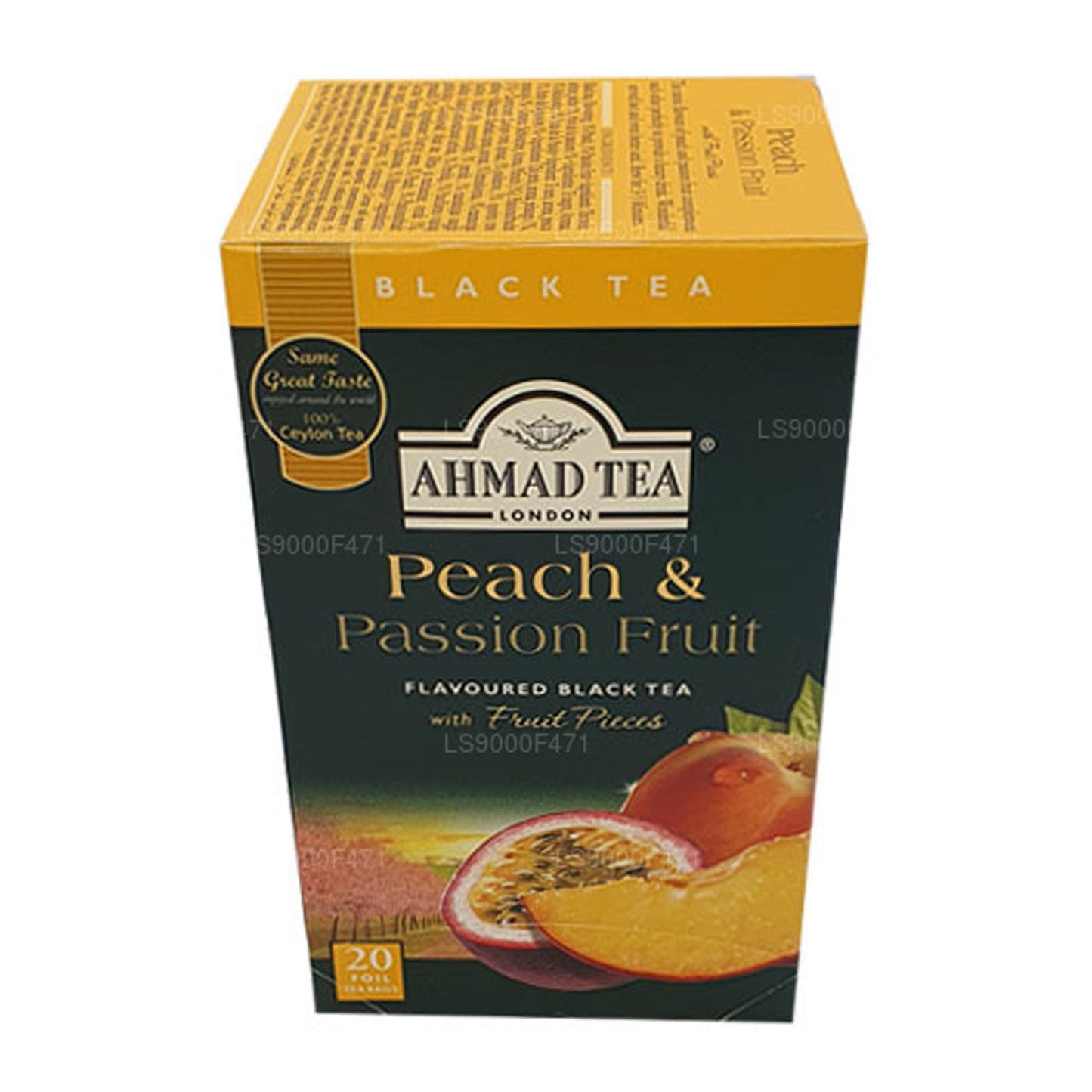 Ahmad Tea Peach and Passion 20 theezakjes met folie (40 g)