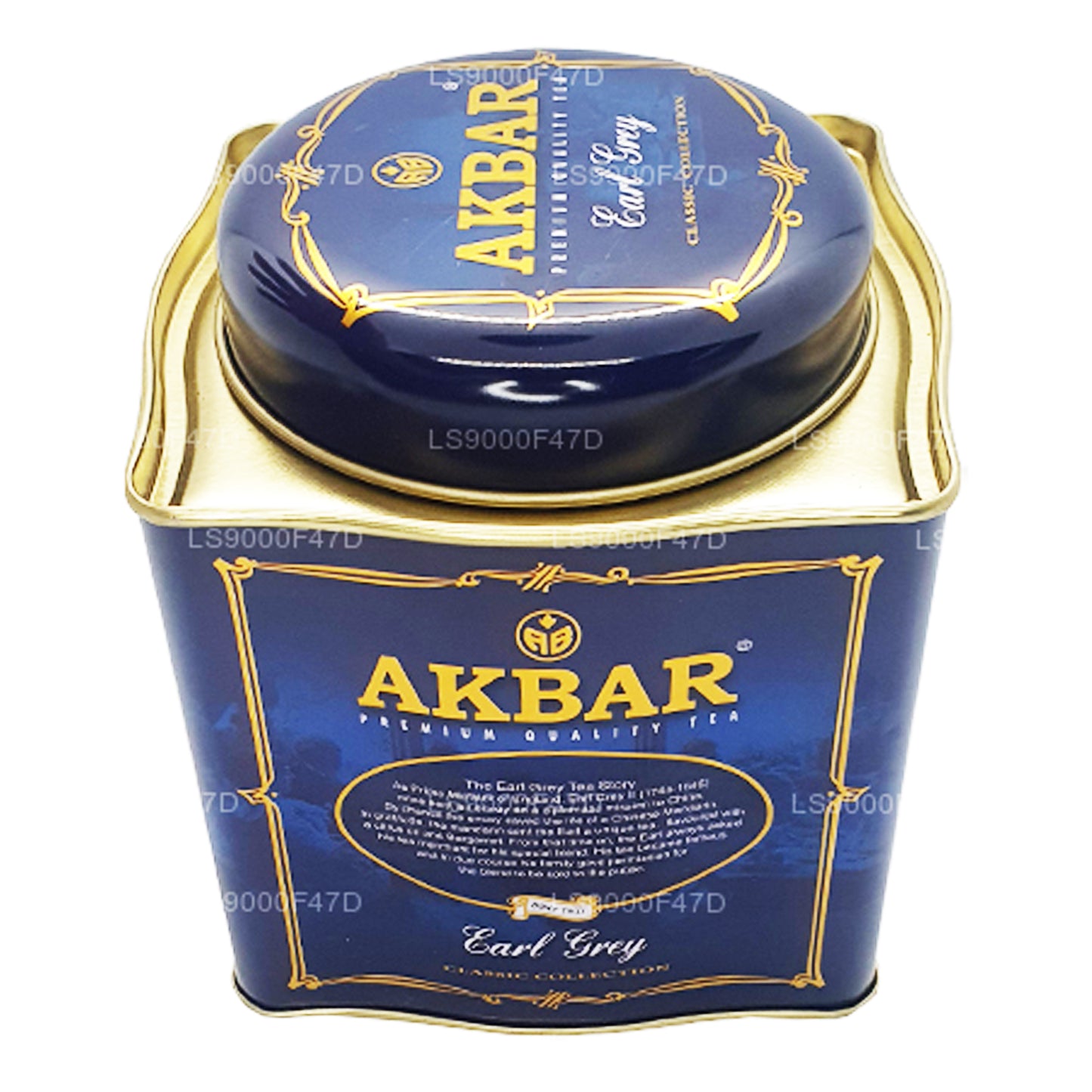 Akbar Classic Earl Grey Leaf thee (250 g) blikje