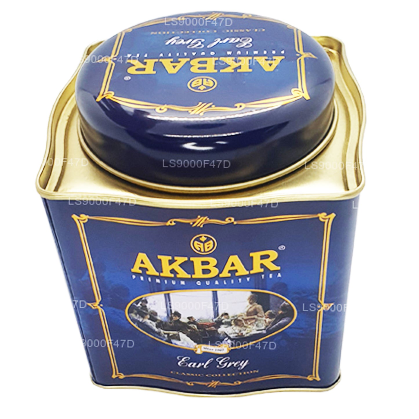 Akbar Classic Earl Grey Leaf thee (250 g) blikje