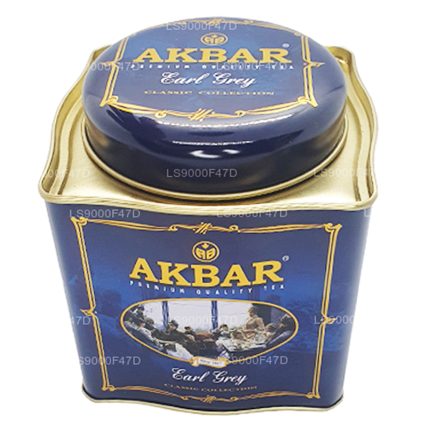 Akbar Classic Earl Grey Leaf thee (250 g) blikje