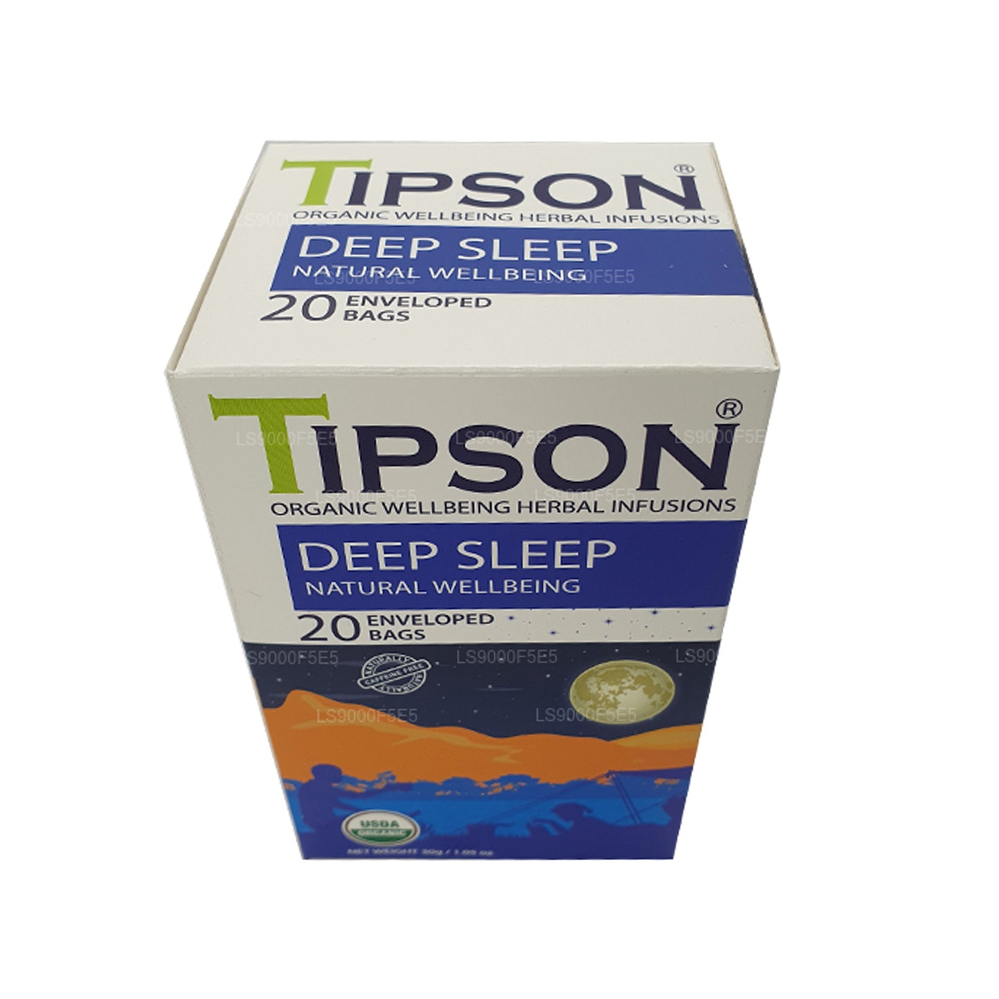 Tipson Organic Deep Sleep Natural Wellbeing (30 g) 20 theezakjes met envelop