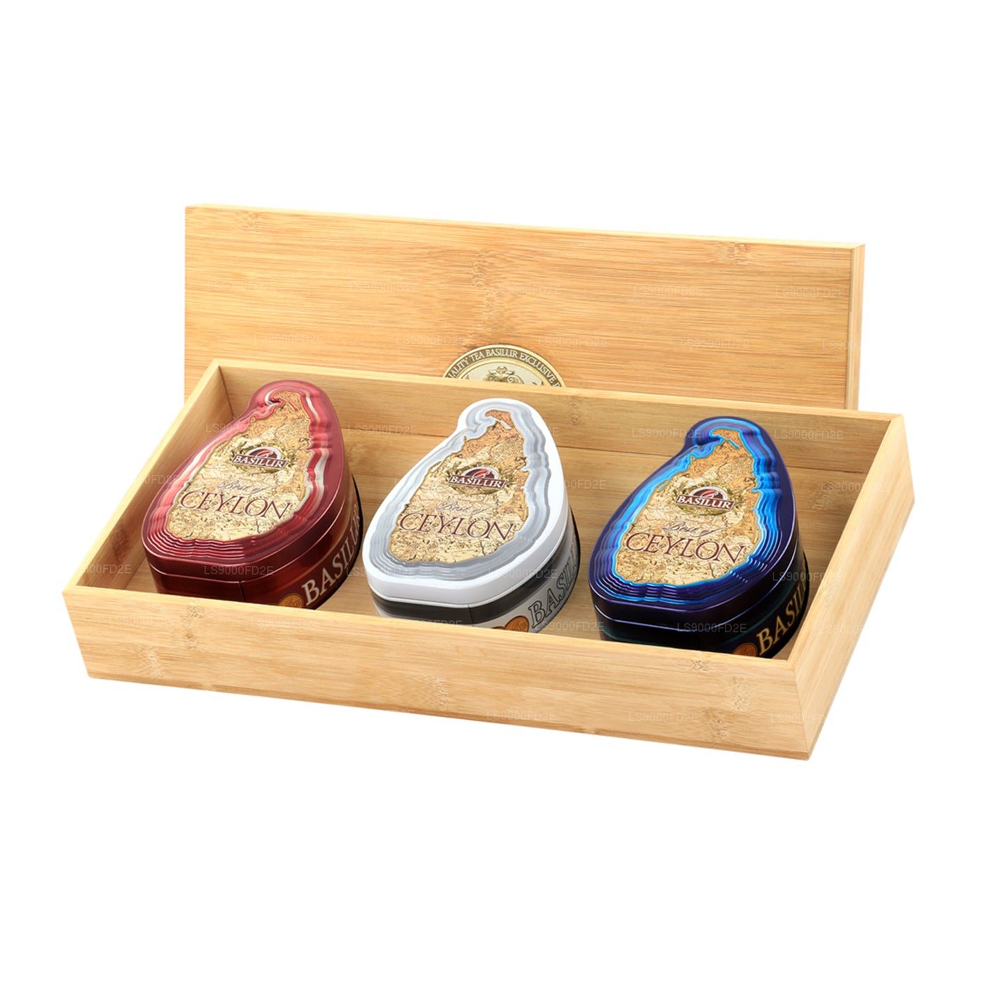 Basilur „Best of Ceylon” 3-in-1 minikaartblikjes (150 g)