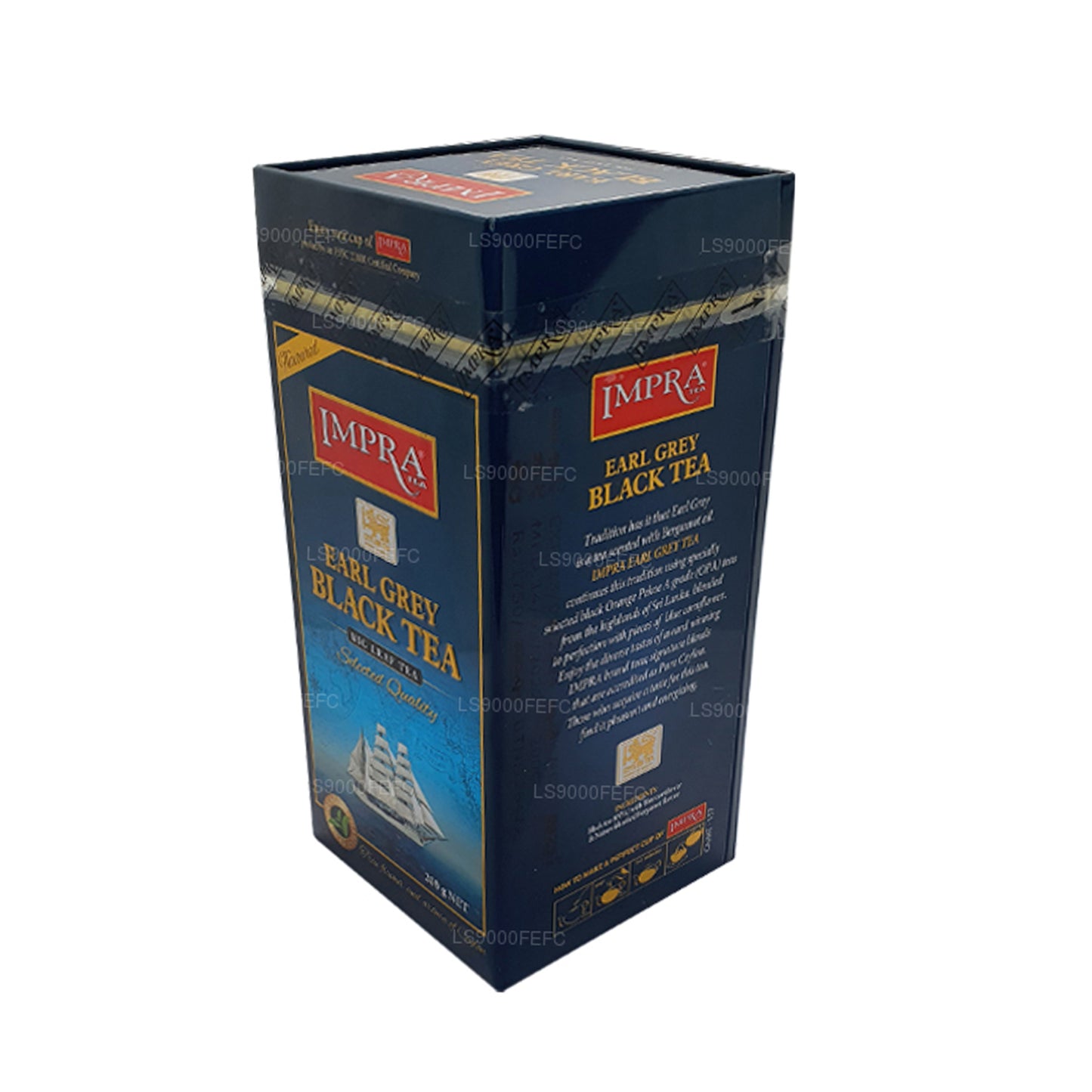 Impra Earl Grey Meatal Caddy met groot blad (200 g)