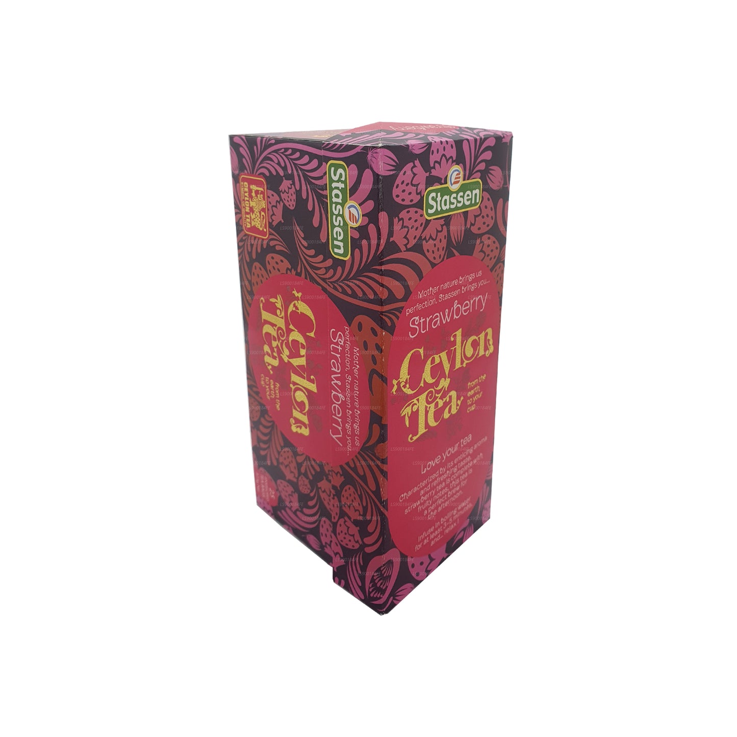 Stassen Aardbeienthee (37,5 g) 25 theezakjes