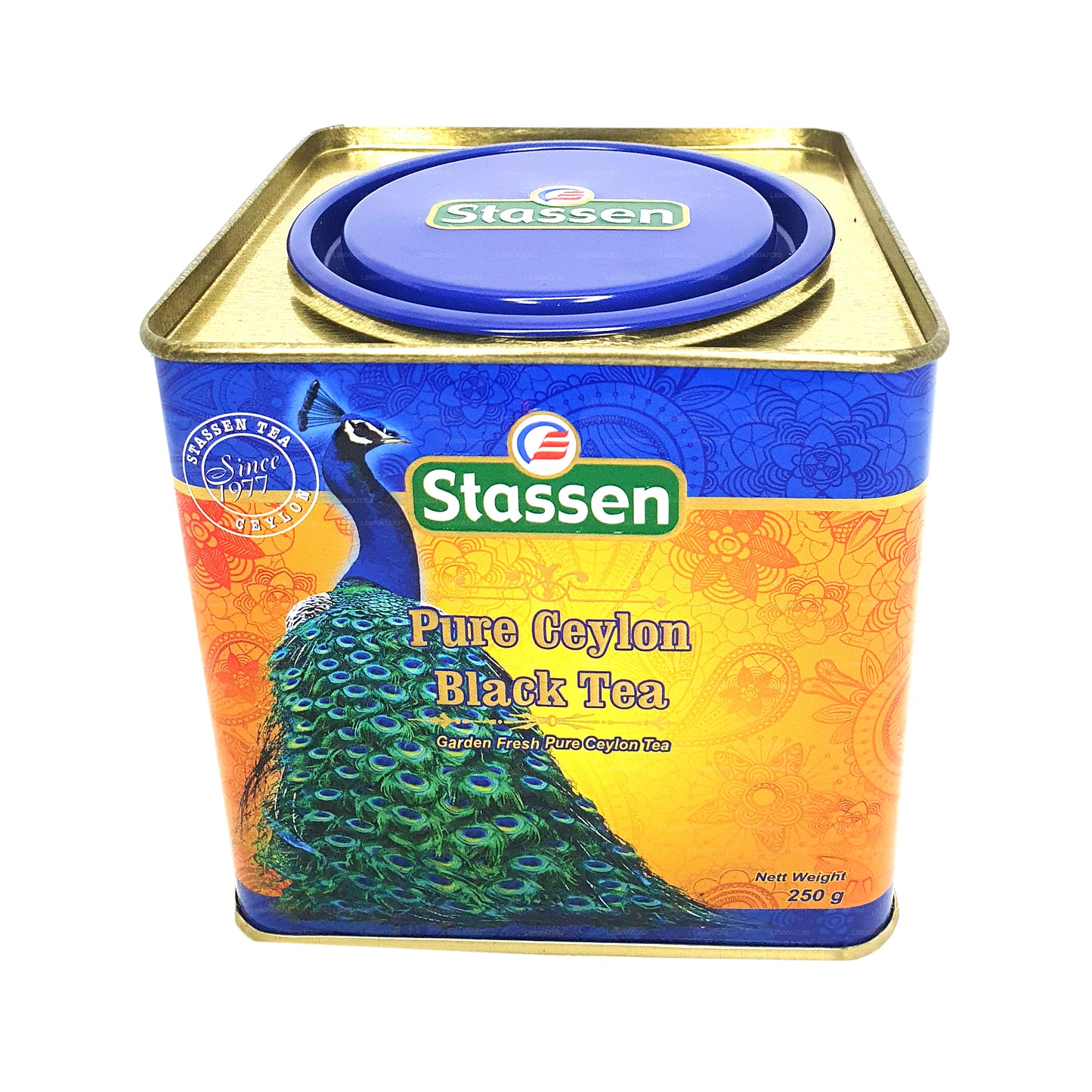 Stassen Pure Ceylon zwarte thee (250 g) blik