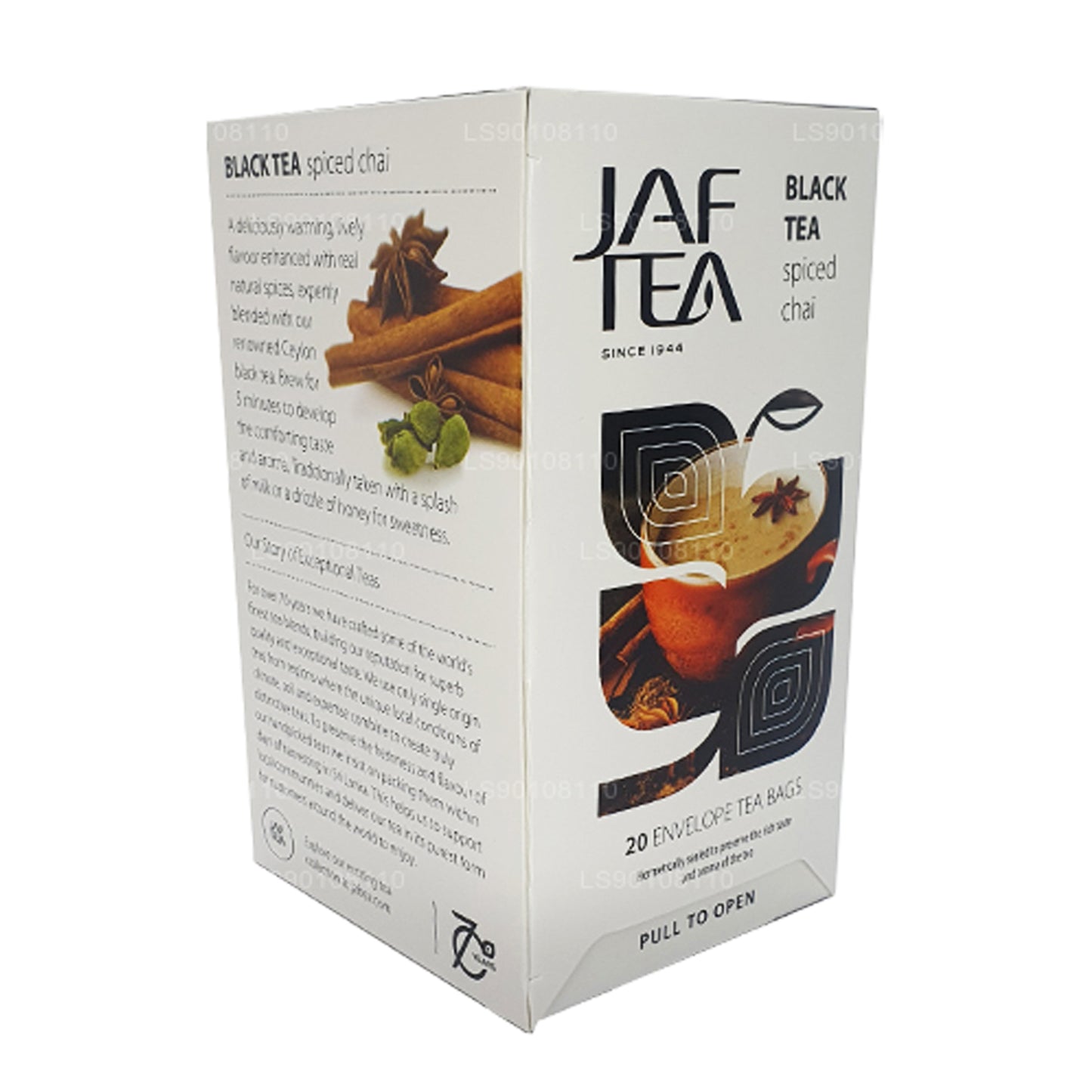 Jaf Tea Pure Spice Collection Black Tea Spiced Chai (40 g) 20 theezakjes