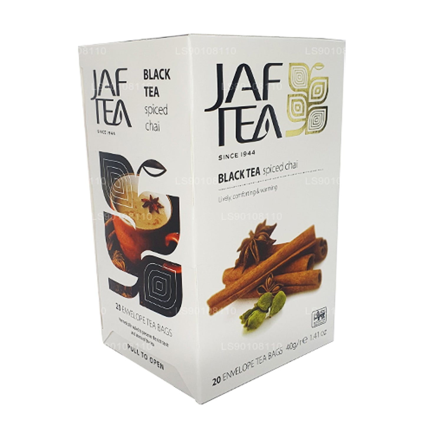 Jaf Tea Pure Spice Collection Black Tea Spiced Chai (40 g) 20 theezakjes