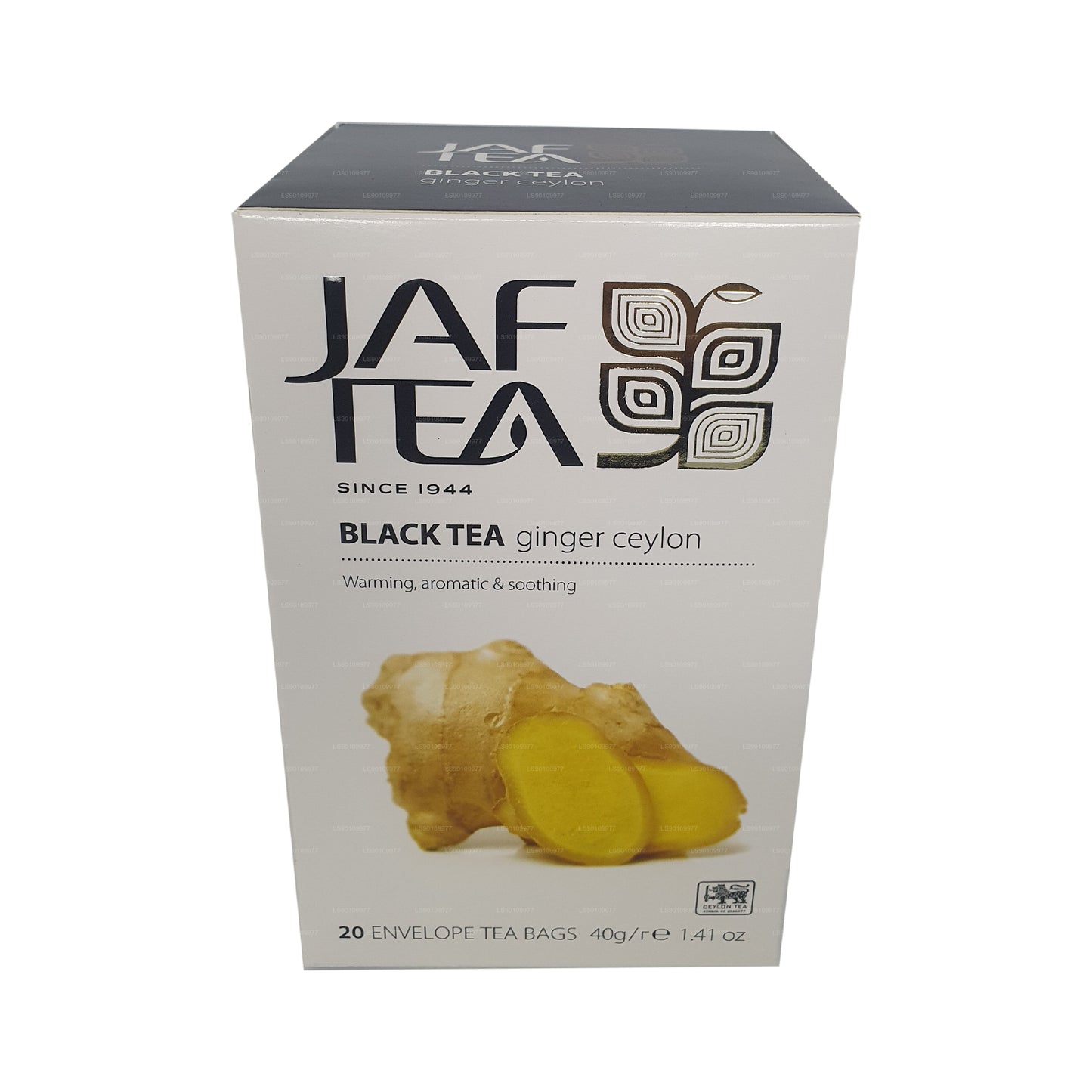 Jaf Tea Pure Spice Collection Black Tea Ginger Ceylon (40 g) 20 theezakjes