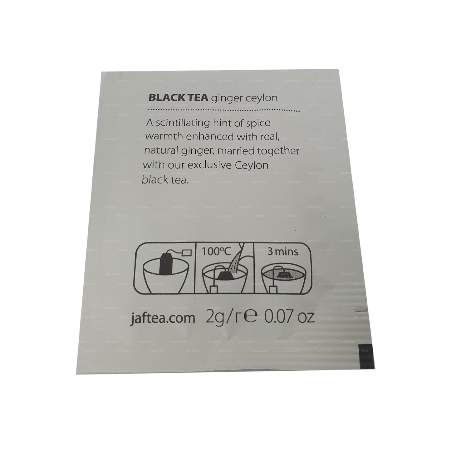 Jaf Tea Pure Spice Collection Black Tea Ginger Ceylon (40 g) 20 theezakjes