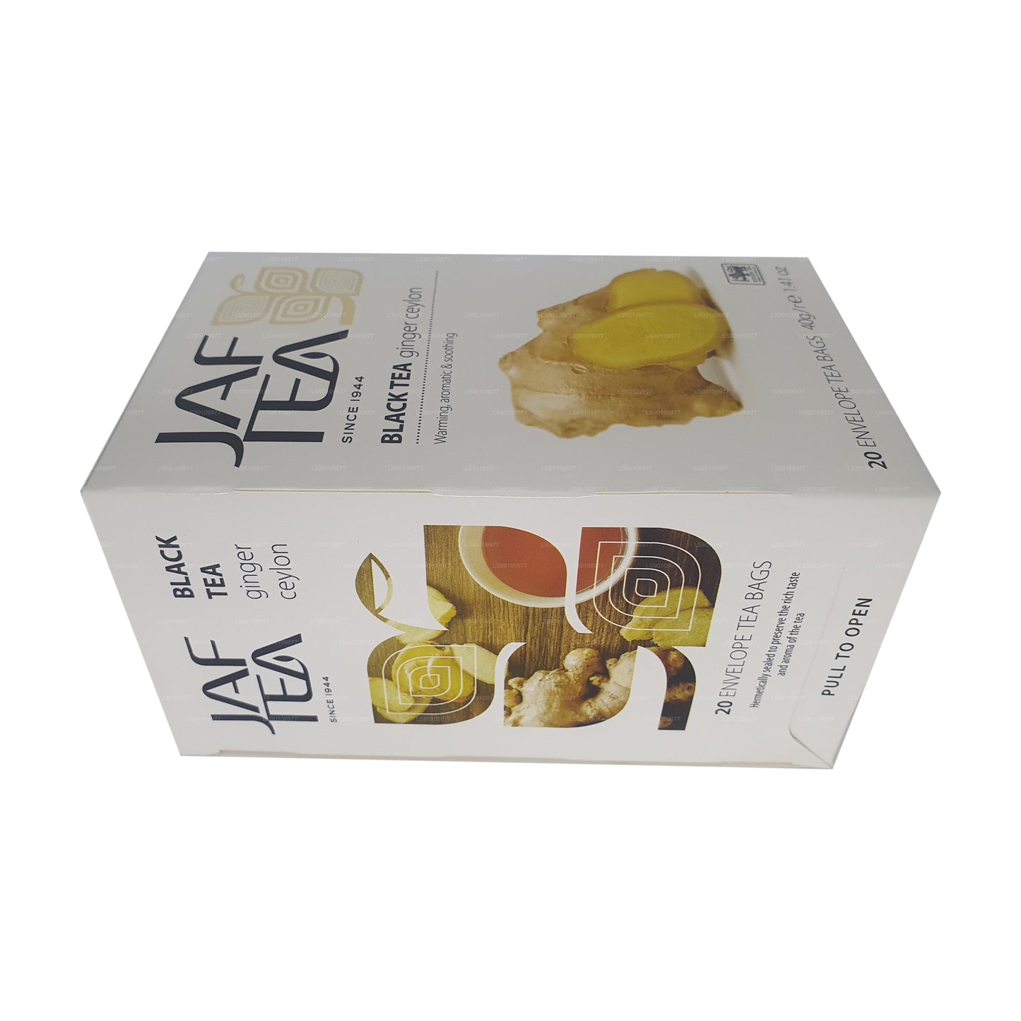 Jaf Tea Pure Spice Collection Black Tea Ginger Ceylon (40 g) 20 theezakjes
