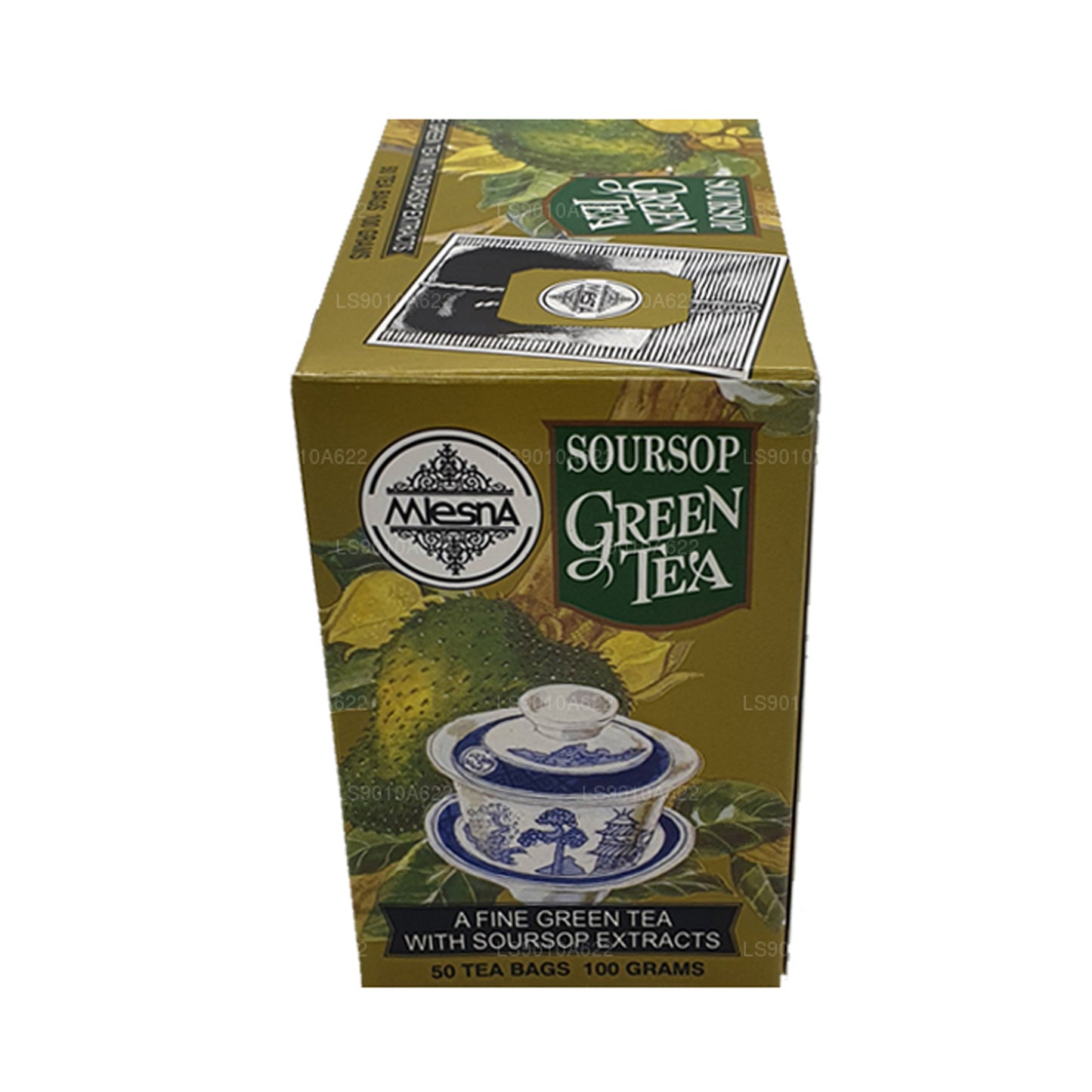 Mlesna Zuurzak Groene Thee (100 g) 50 theezakjes