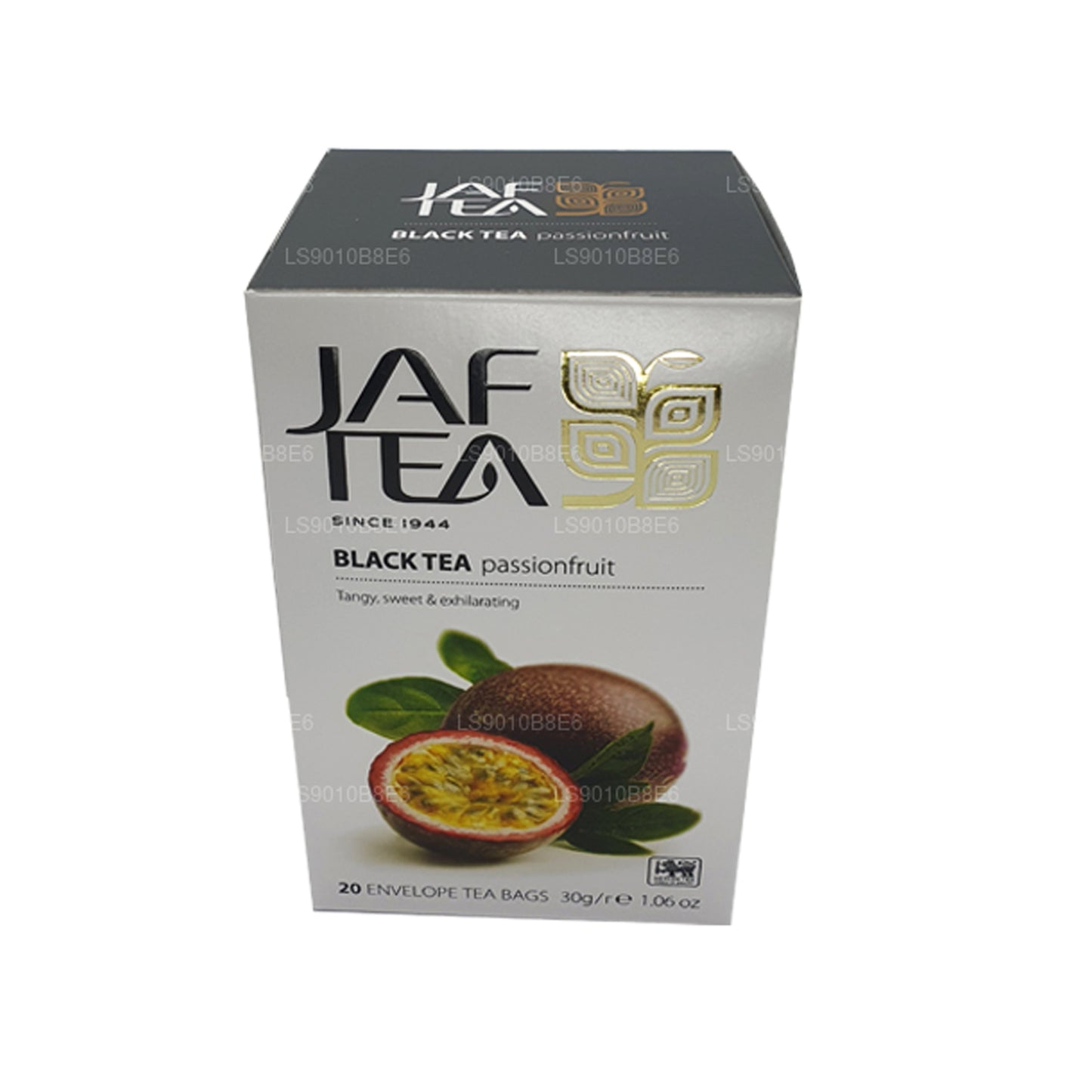 Jaf Tea Pure Fruits Collection Zwarte thee Passievruchtfolie Envelop theezakjes (30 g)