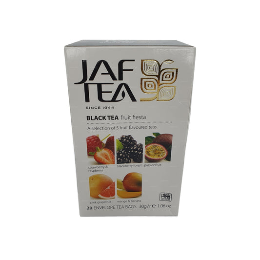Jaf Tea Pure Fruits Collection Zwarte thee Fruit Fiesta (30 g) 20 theezakjes