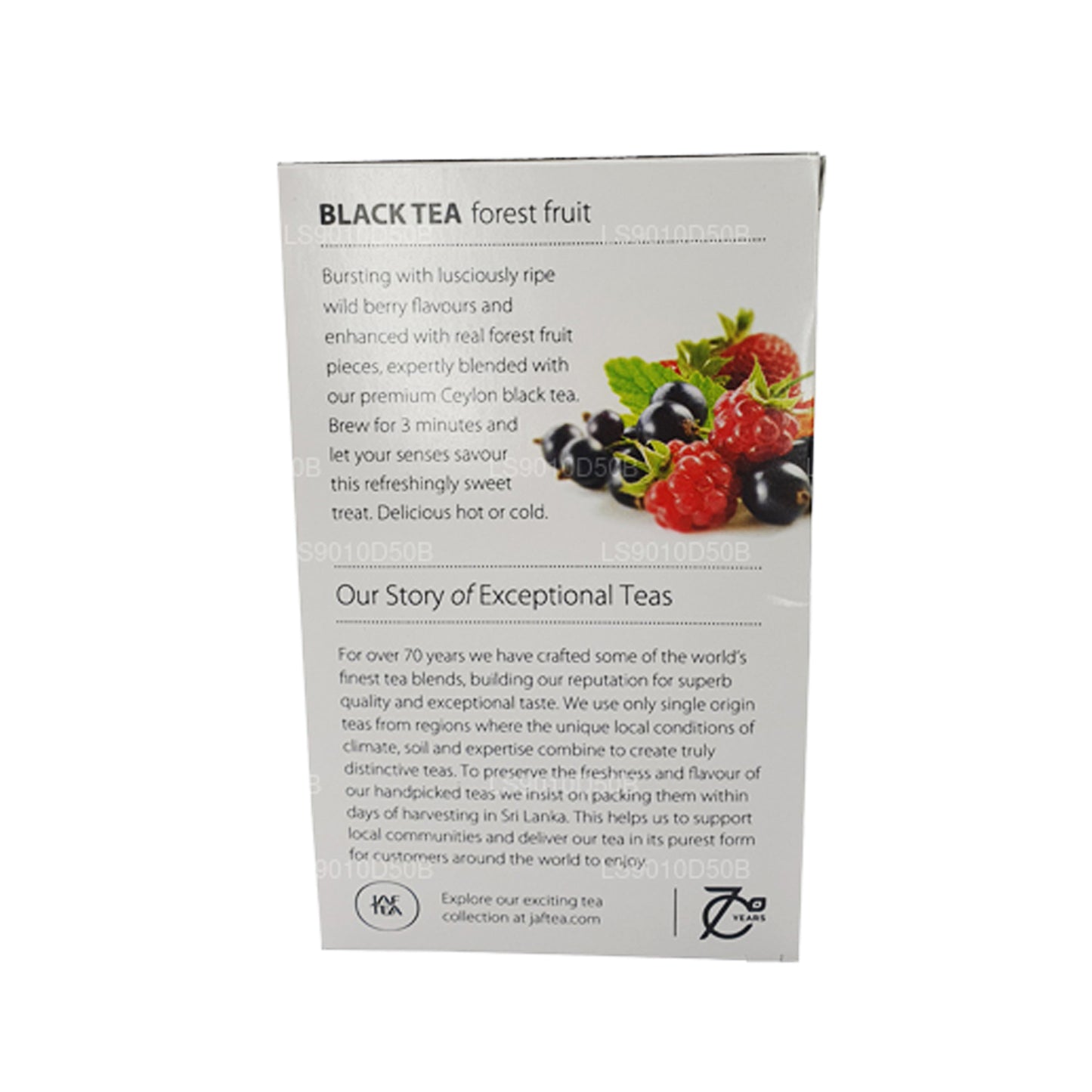 Jaf Tea Pure Fruits Collection Black Tea Forest Fruit (30 g) 20 theezakjes