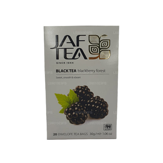 Jaf Tea Pure Fruits Collection theezakjes met zwarte thee, bramenbosfolie, envelop (30 g)