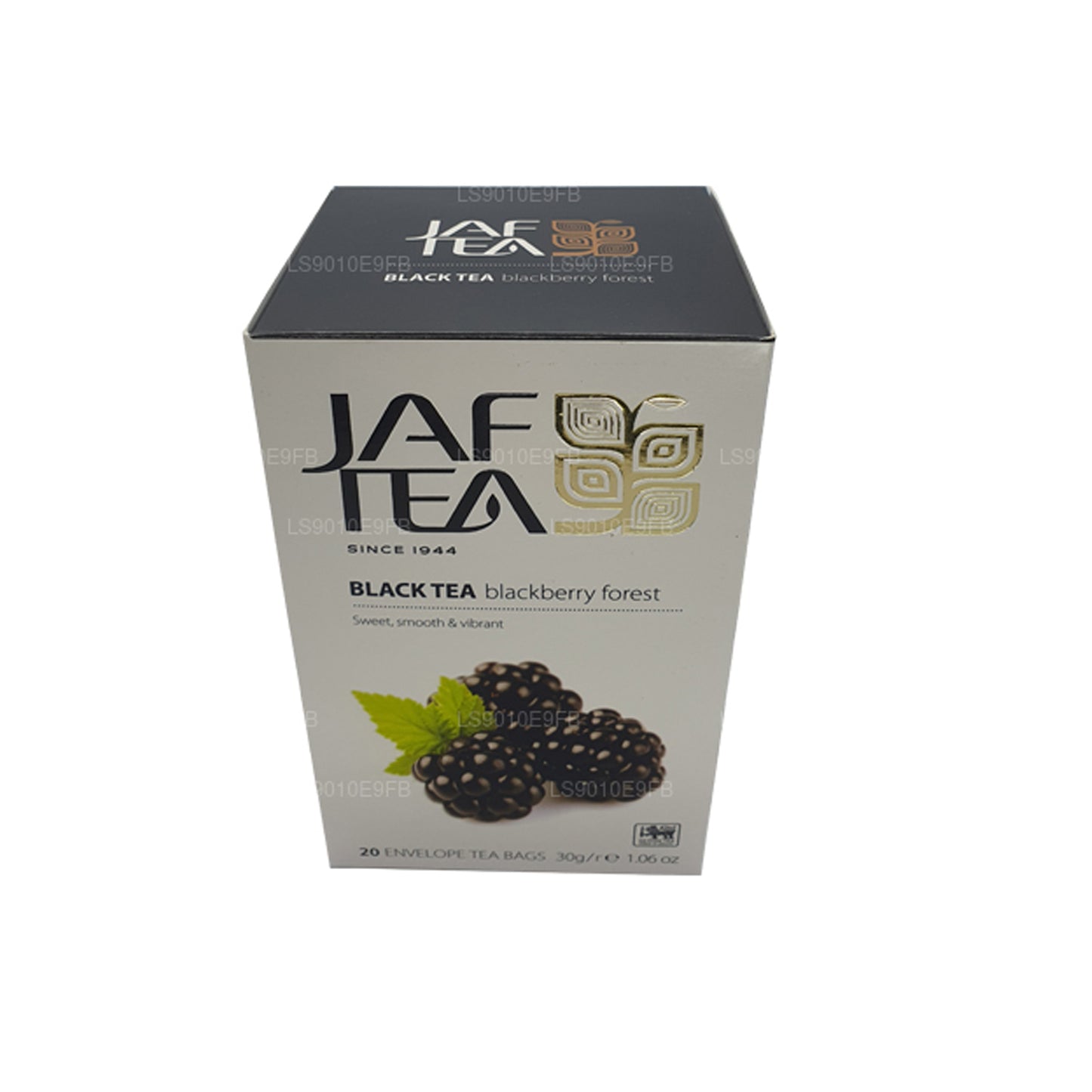 Jaf Tea Pure Fruits Collection theezakjes met zwarte thee, bramenbosfolie, envelop (30 g)