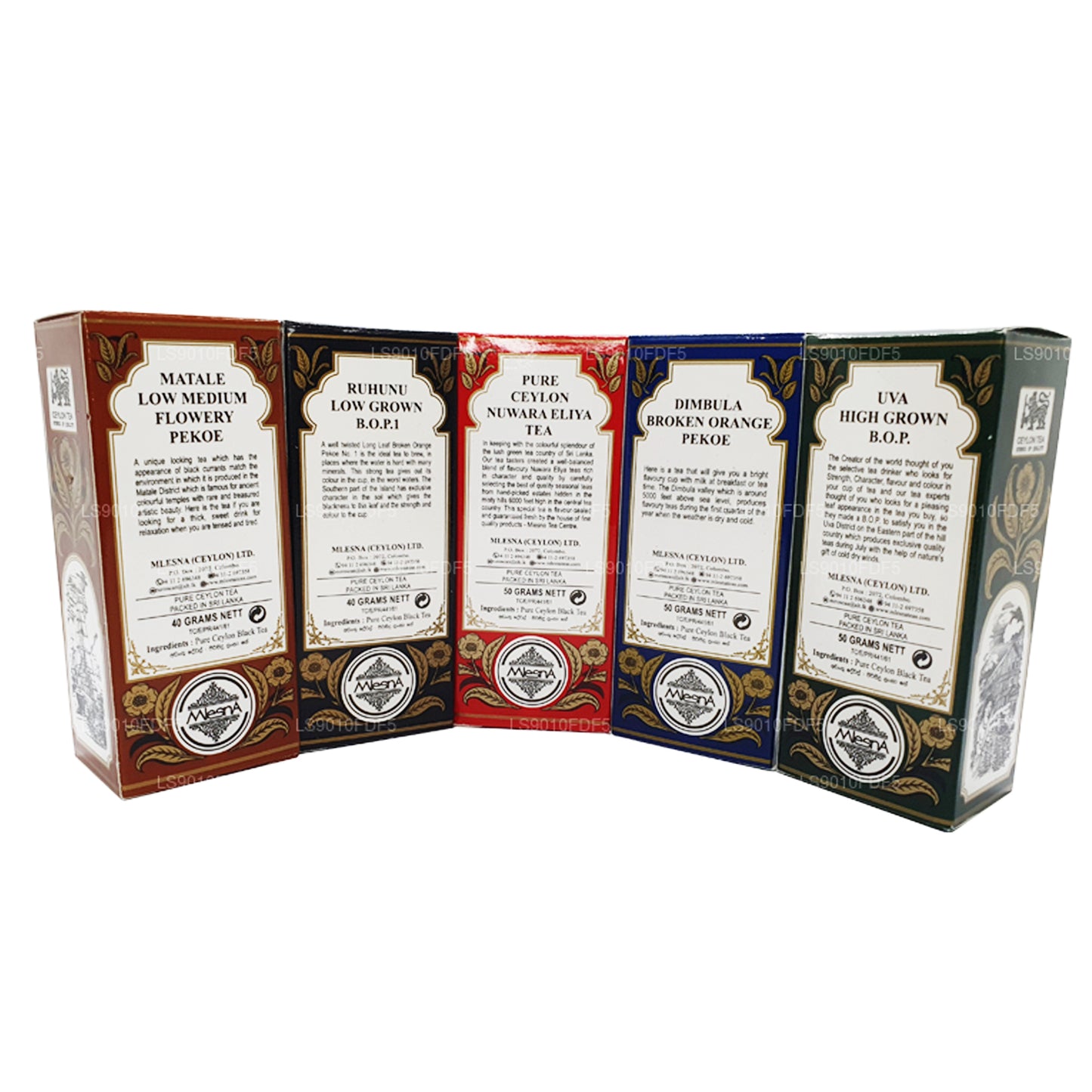 Mlesna 5 Regional Assorted Ceylon Black Tea (230g)