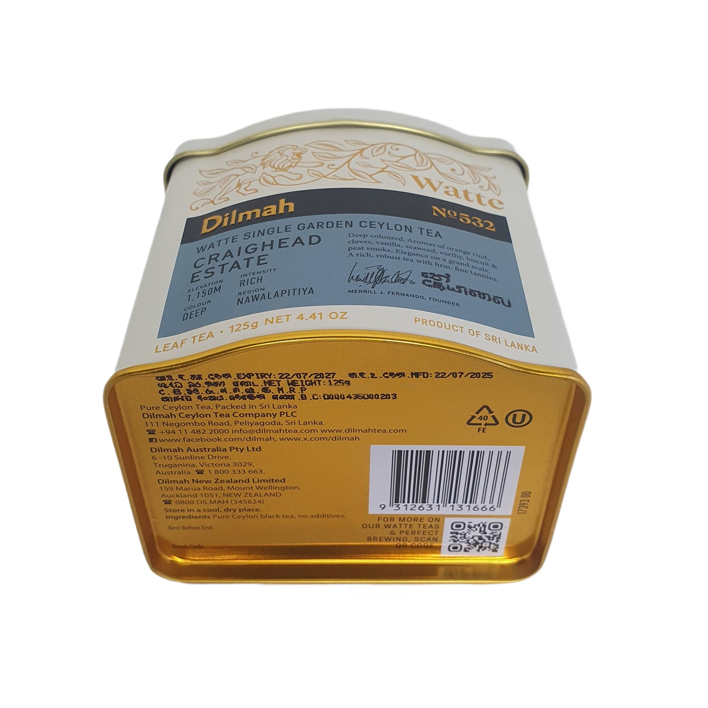 Dilmah Meda Watte thee met losse bladeren (125 g)