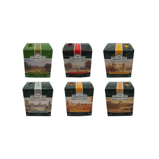 Ahmad Classic Six Tea Collection (120g) 60 Tea Bags