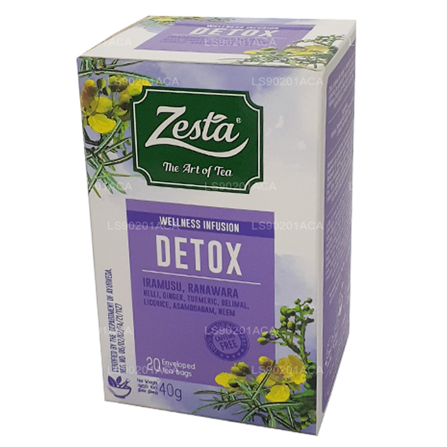 Zesta Detox Iramusu, Ranawara (40 g) 20 theezakjes