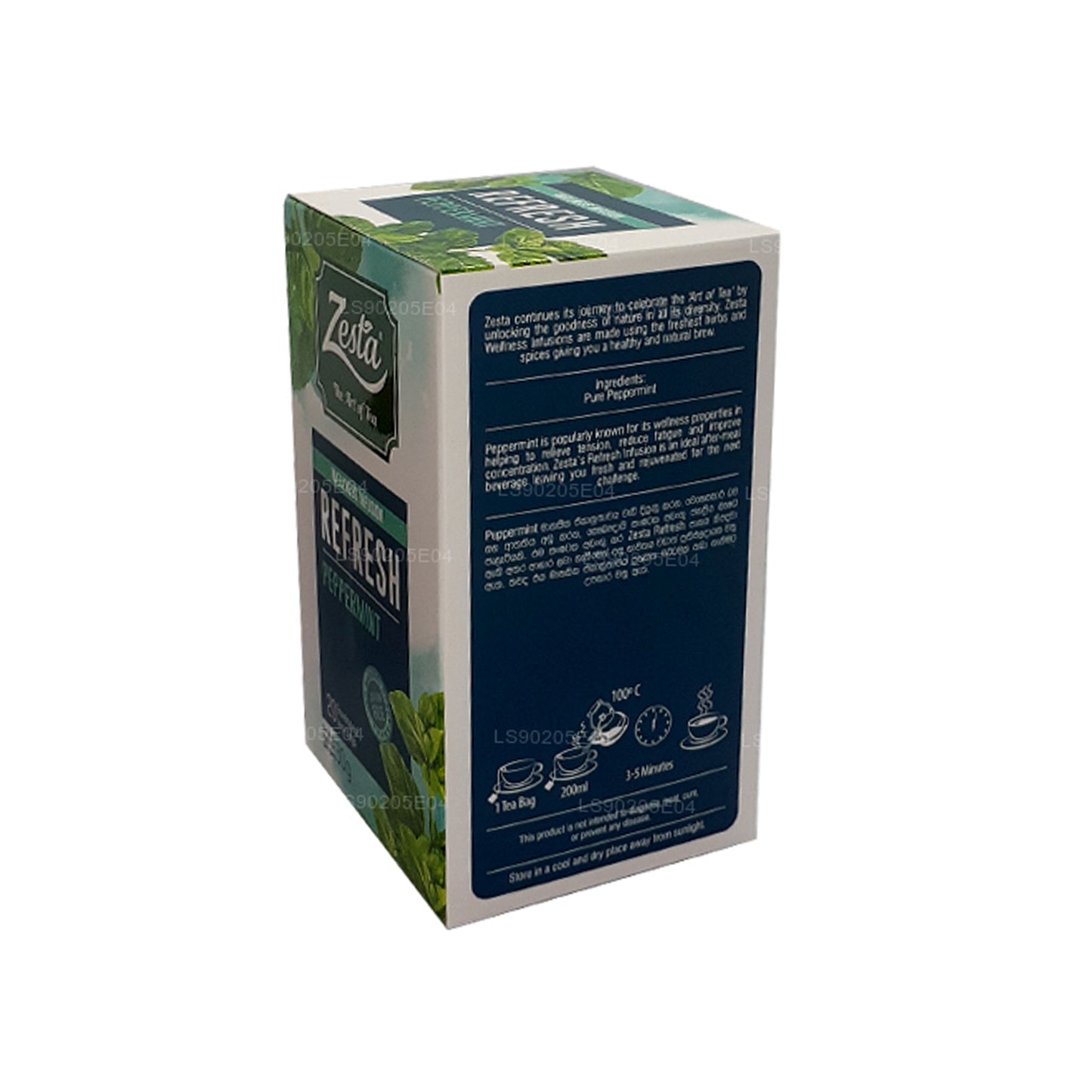 Zesta Refresh Peppermint (30 g) 20 theezakjes