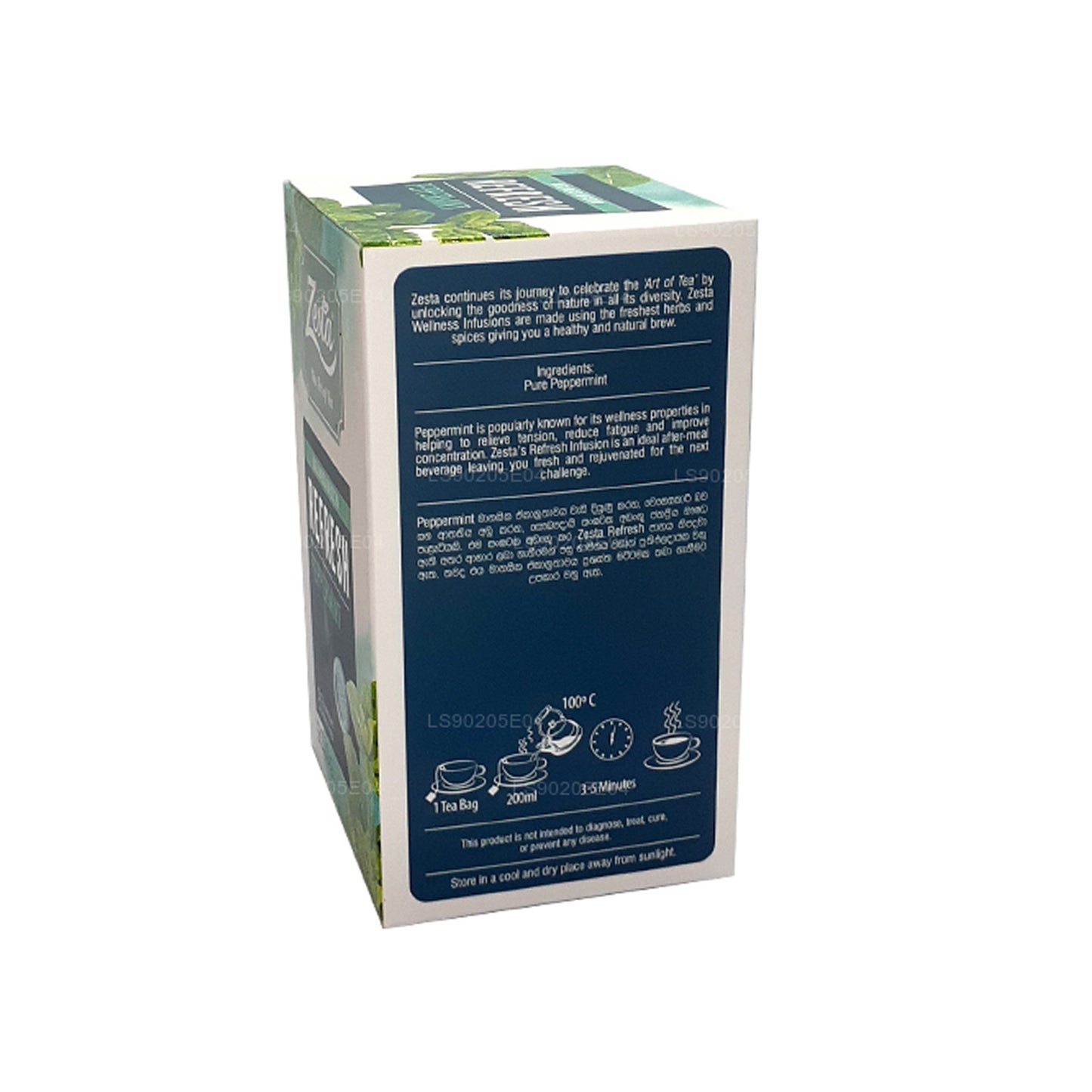 Zesta Refresh Peppermint (30 g) 20 theezakjes