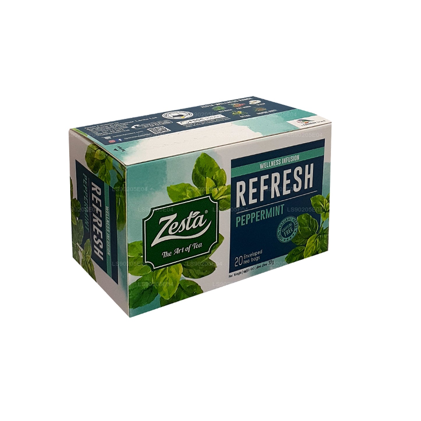 Zesta Refresh Peppermint (30 g) 20 theezakjes