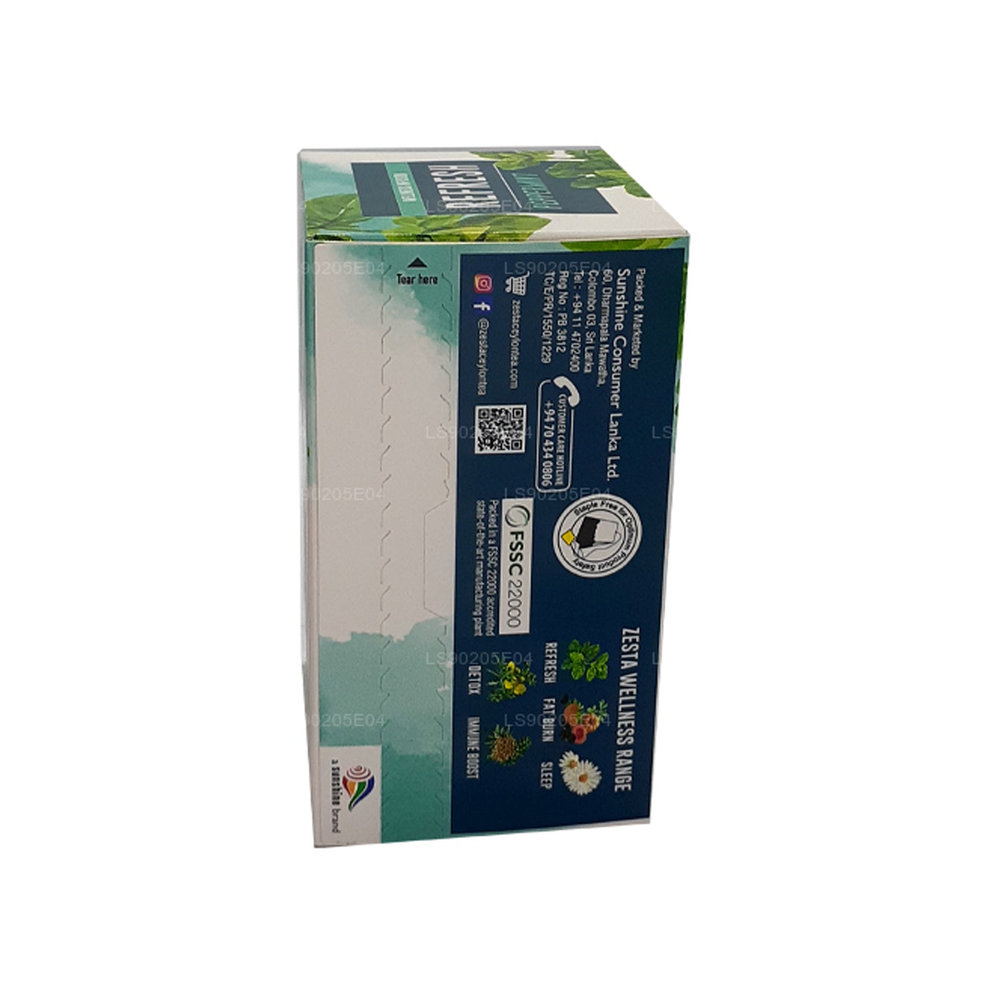 Zesta Refresh Peppermint (30 g) 20 theezakjes
