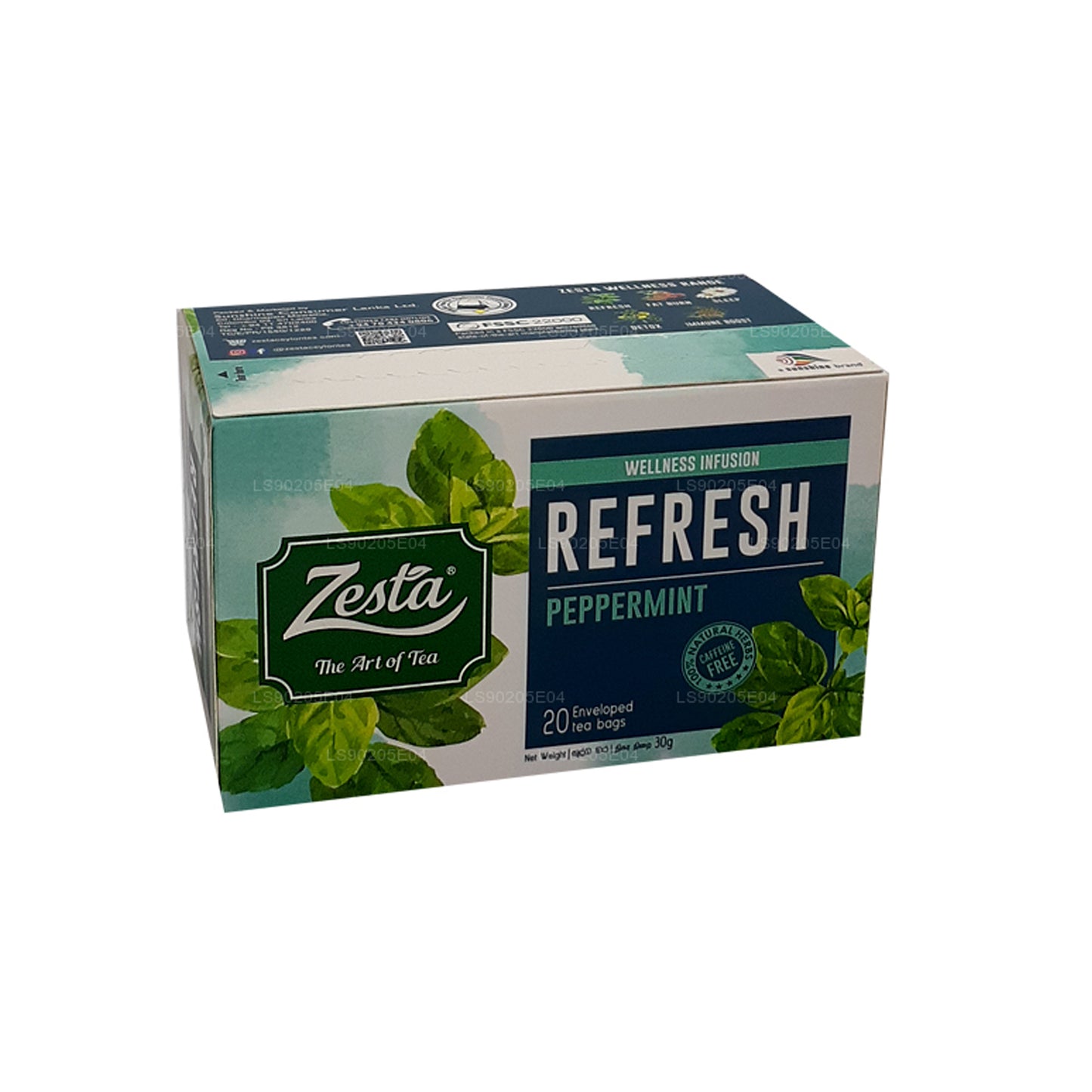 Zesta Refresh Peppermint (30 g) 20 theezakjes
