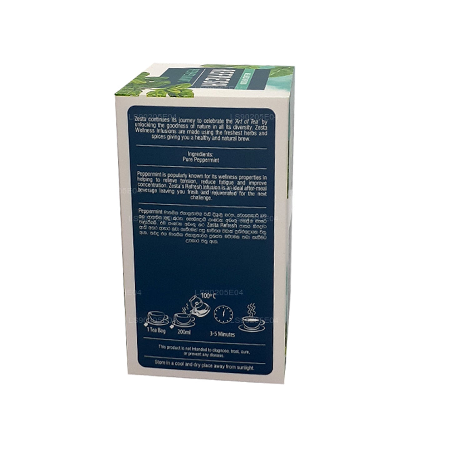 Zesta Refresh Peppermint (30 g) 20 theezakjes