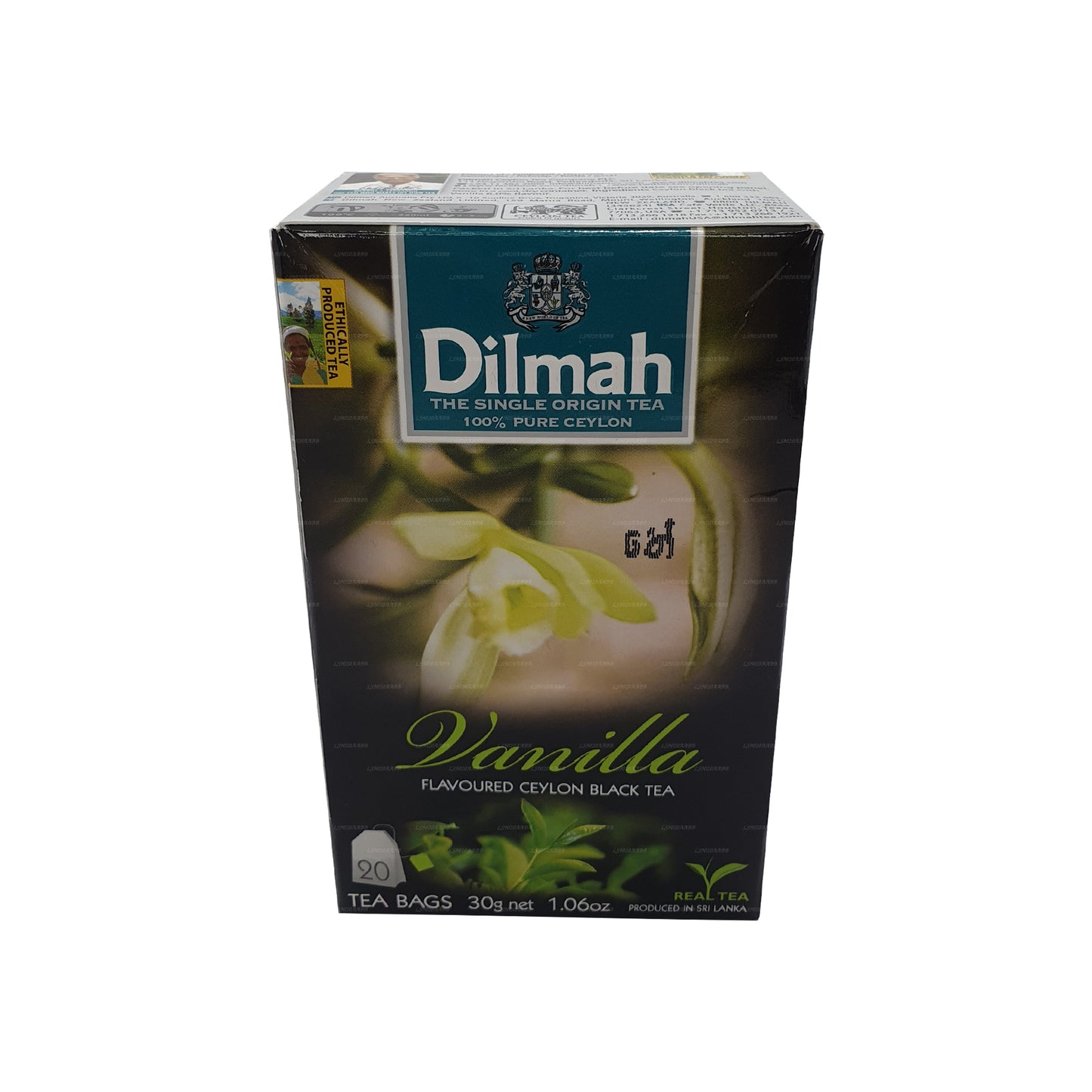 Dilmah thee met vanillesmaak (40 g) 20 theezakjes