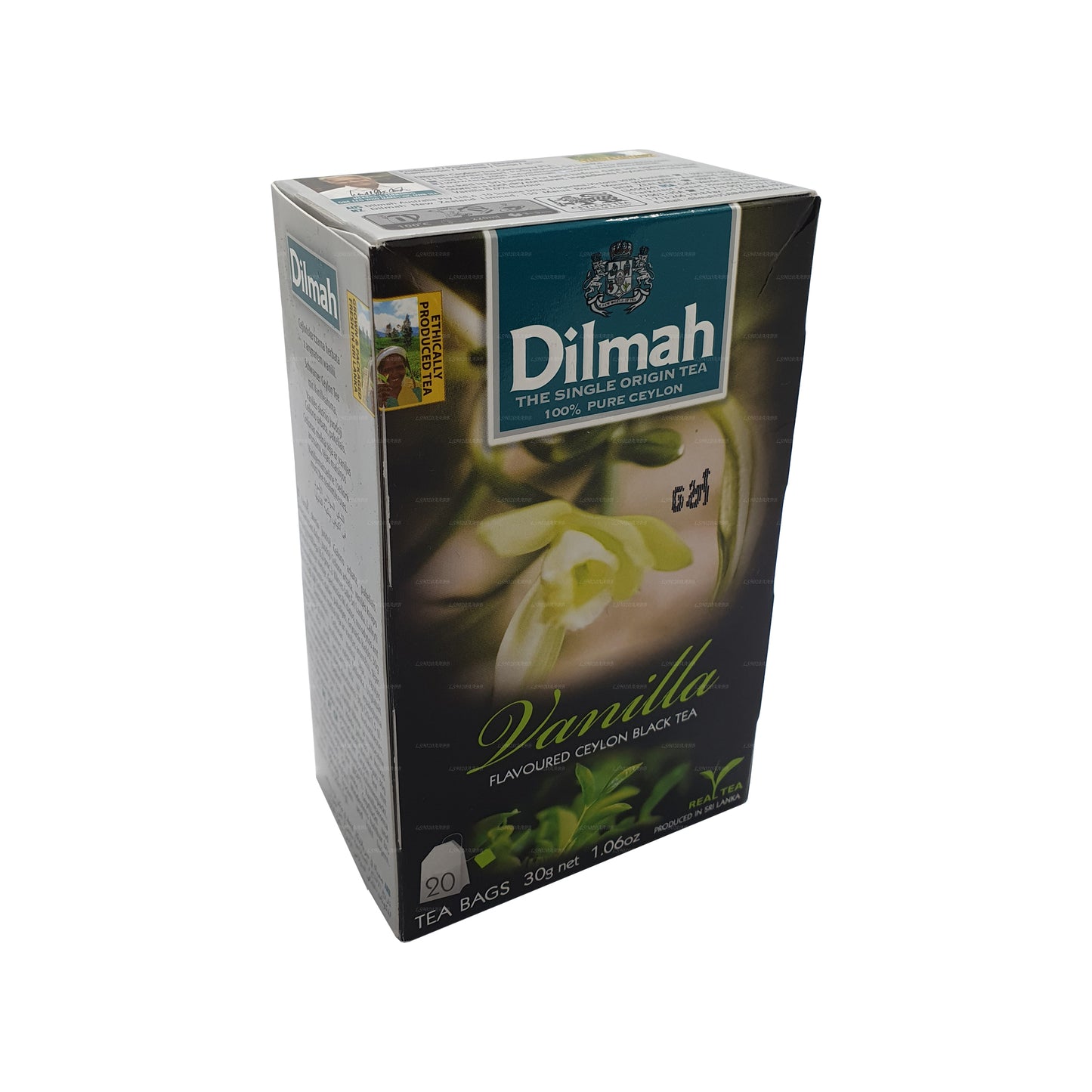 Dilmah thee met vanillesmaak (40 g) 20 theezakjes
