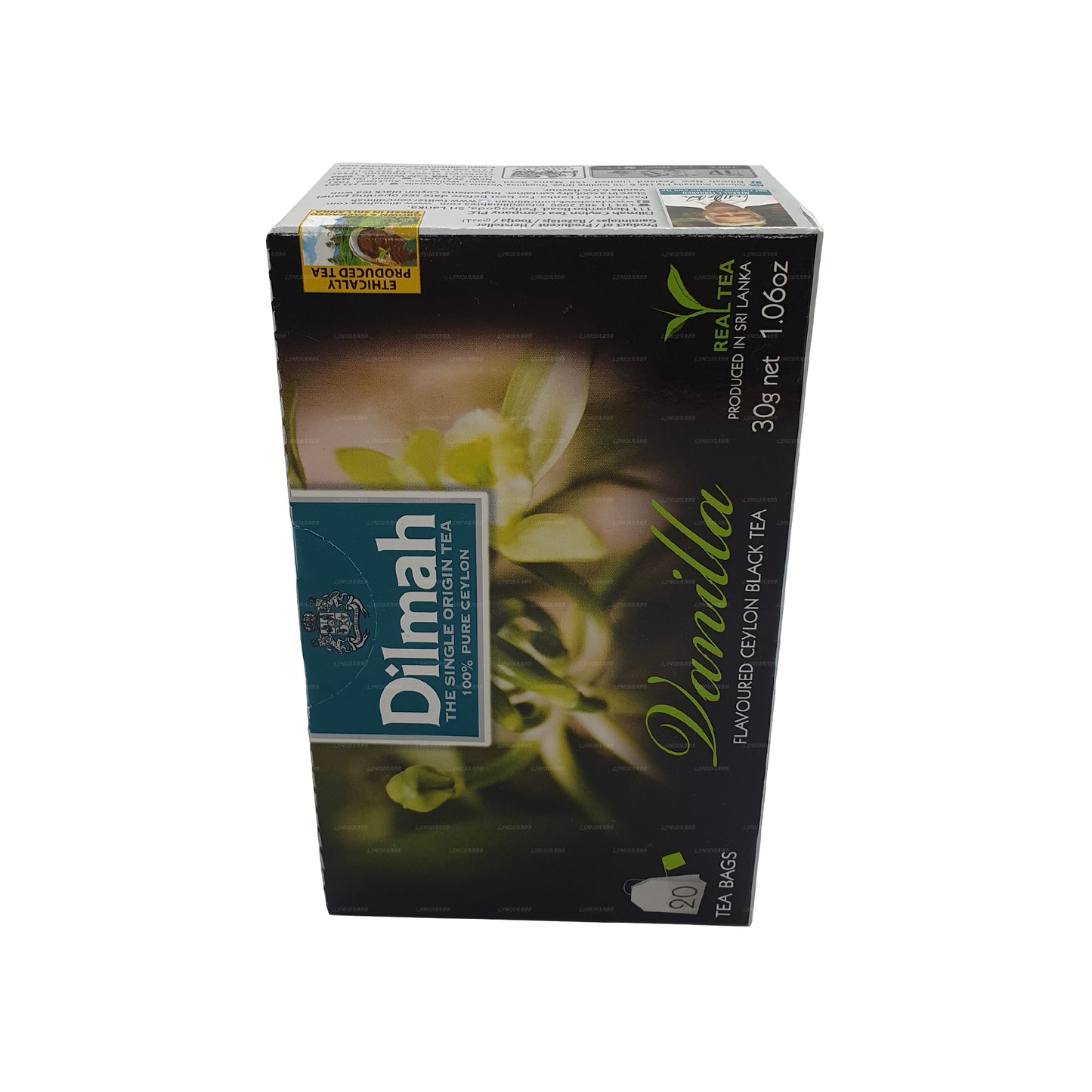 Dilmah thee met vanillesmaak (40 g) 20 theezakjes