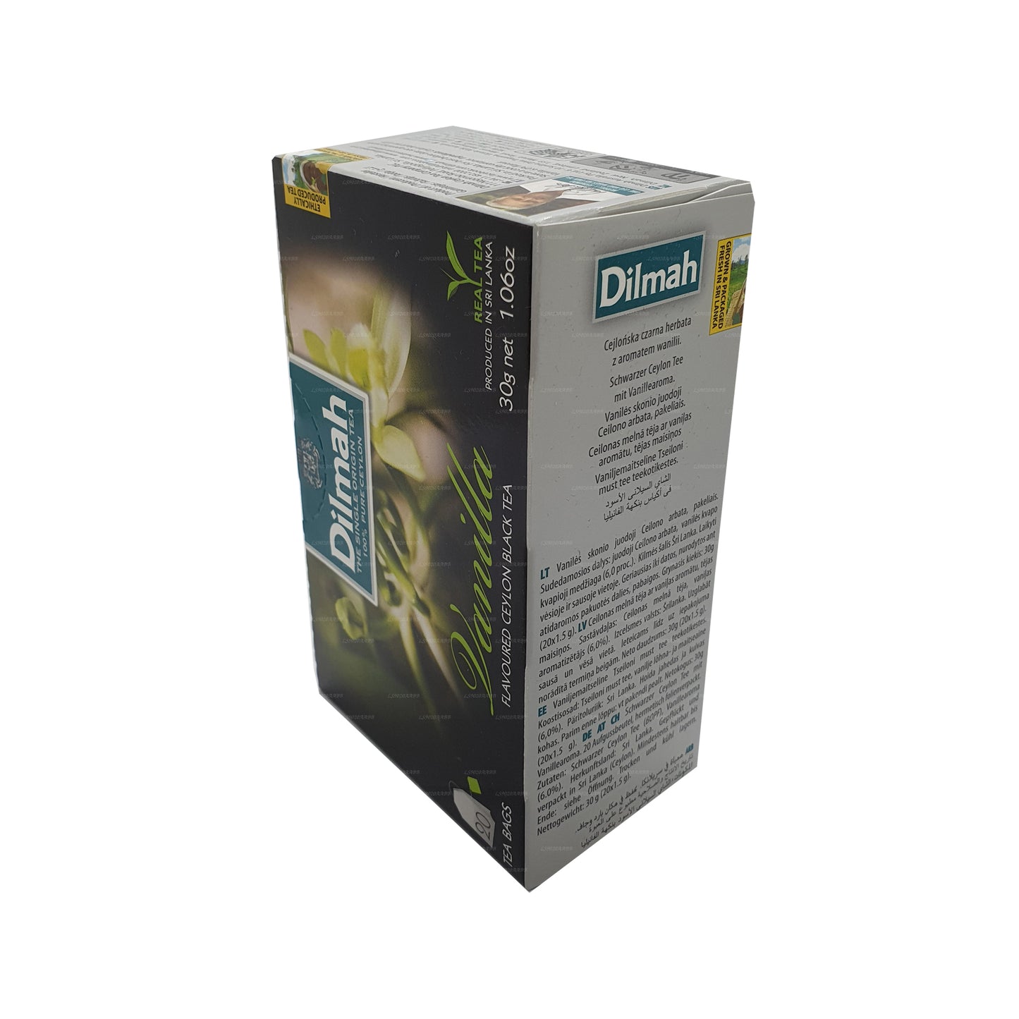Dilmah thee met vanillesmaak (40 g) 20 theezakjes