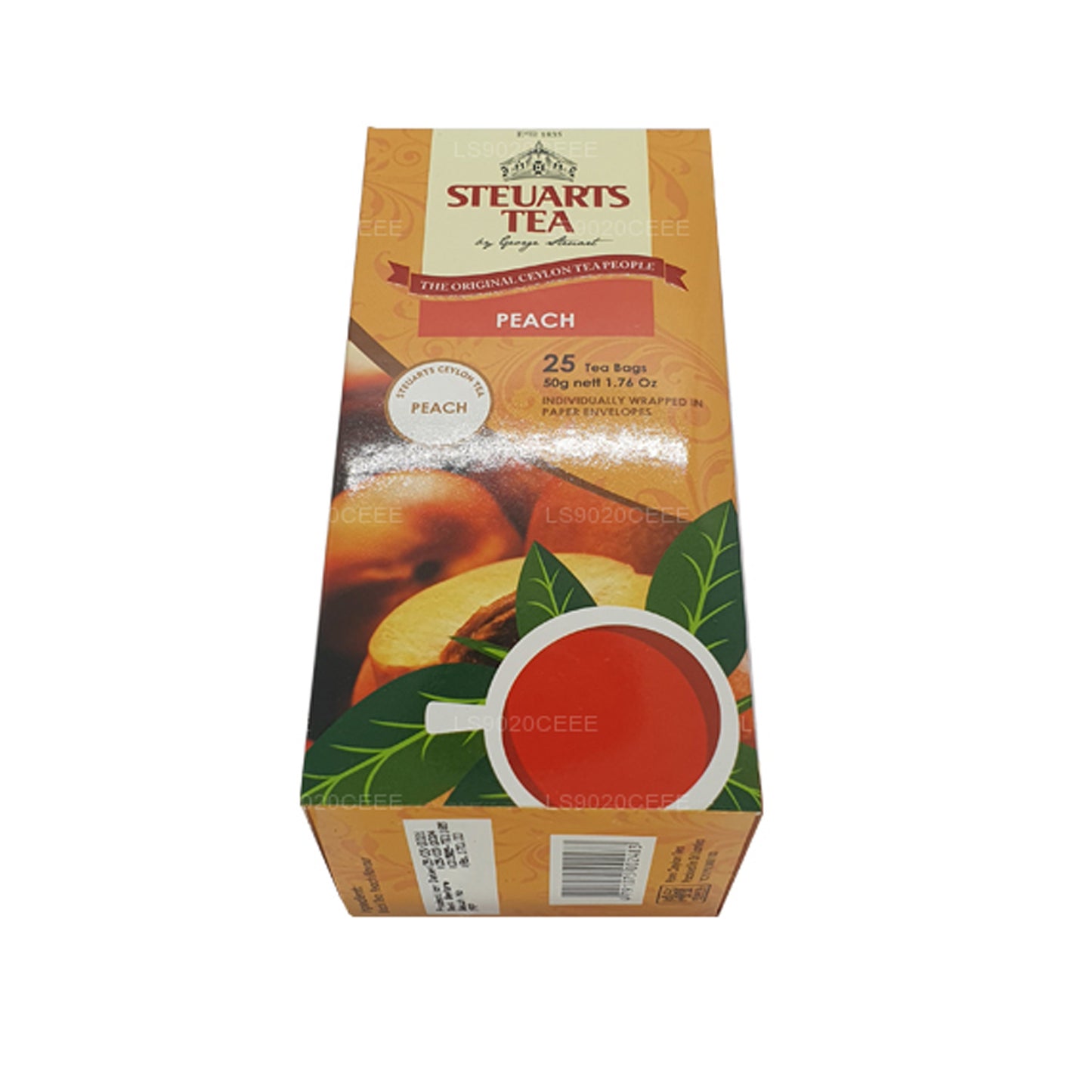 Steuarts Perzikthee (50 g) 25 zakjes