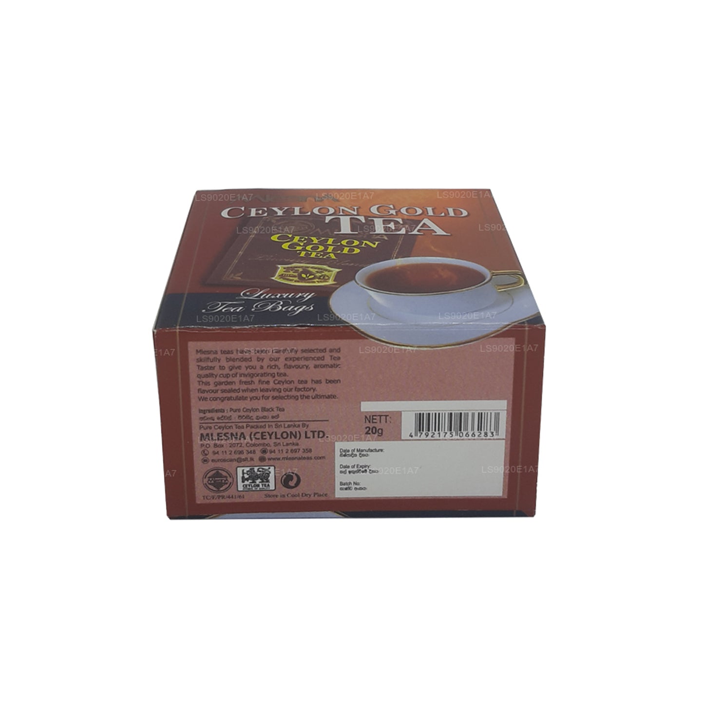 Mlesna Ceylon Gold Theezakjes