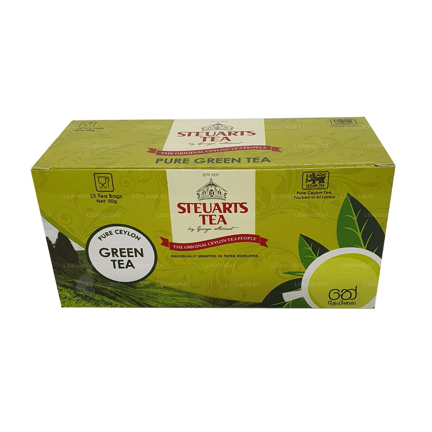 George Steuart Pure groene thee (50 g) 25 theezakjes