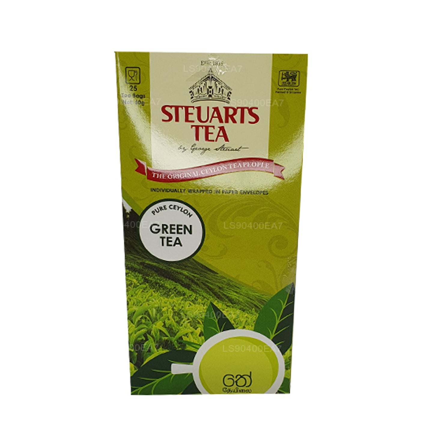 George Steuart Pure groene thee (50 g) 25 theezakjes