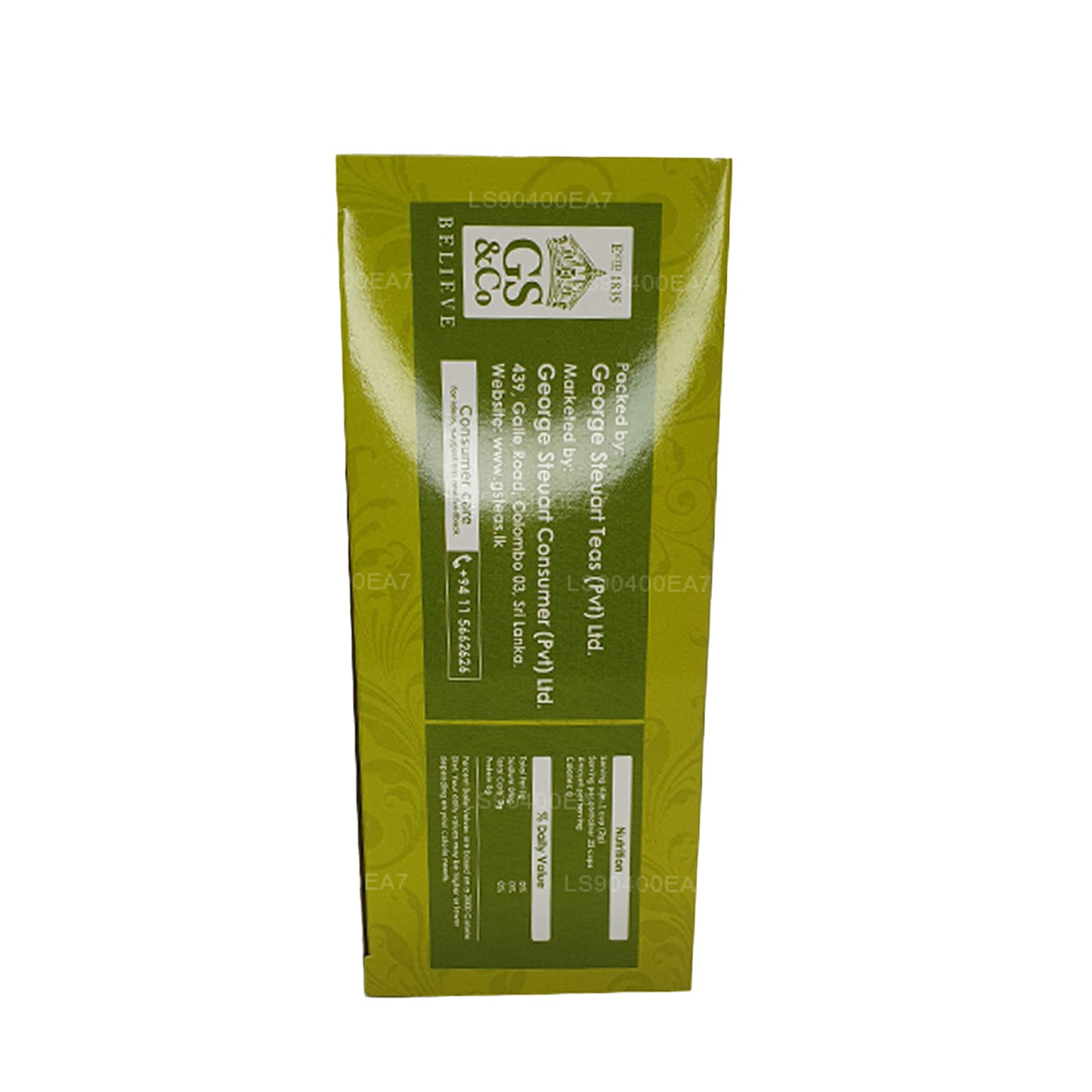 George Steuart Pure groene thee (50 g) 25 theezakjes