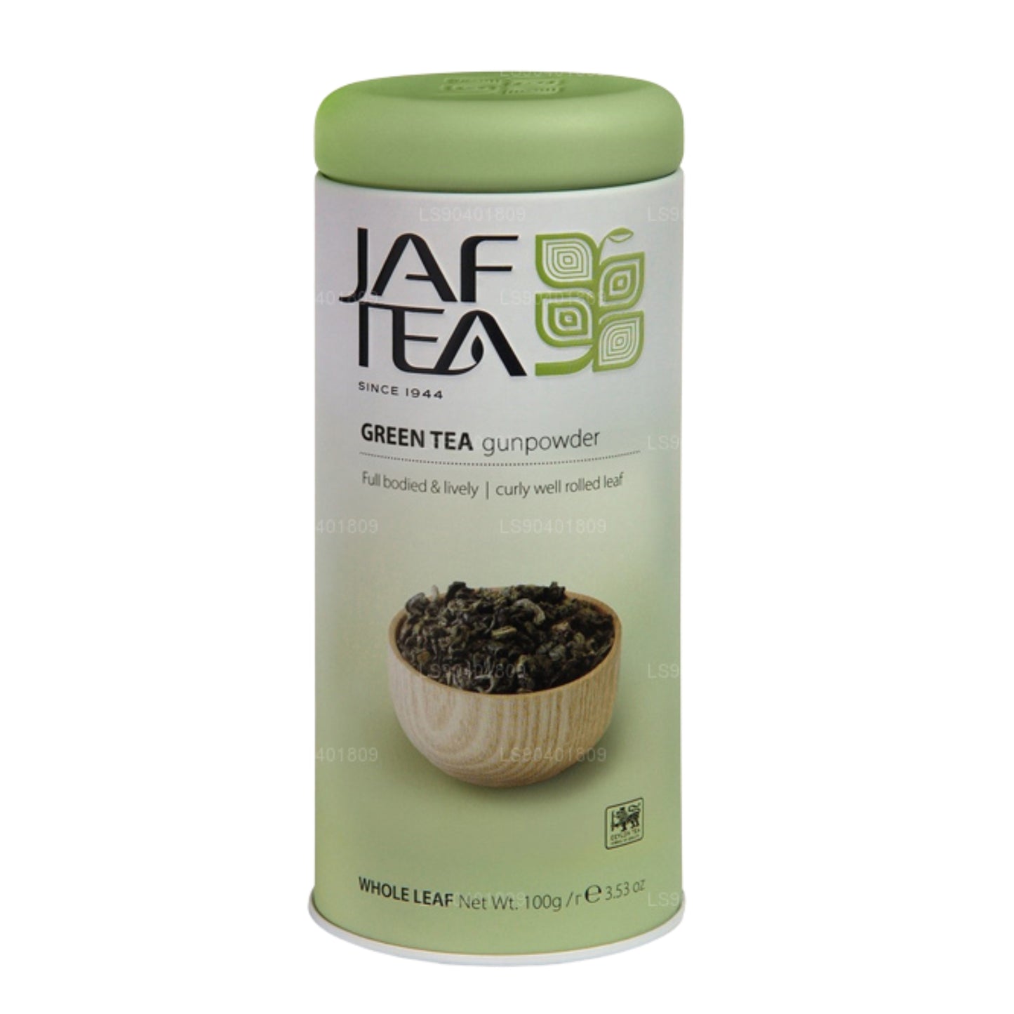 Jaf Tea Pure Green Collection busje met pistoolpoeder (100 g)