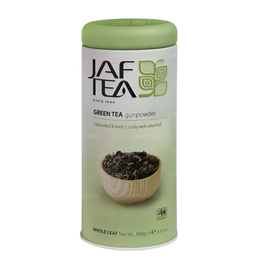 Jaf Tea Pure Green Collection busje met pistoolpoeder (100 g)
