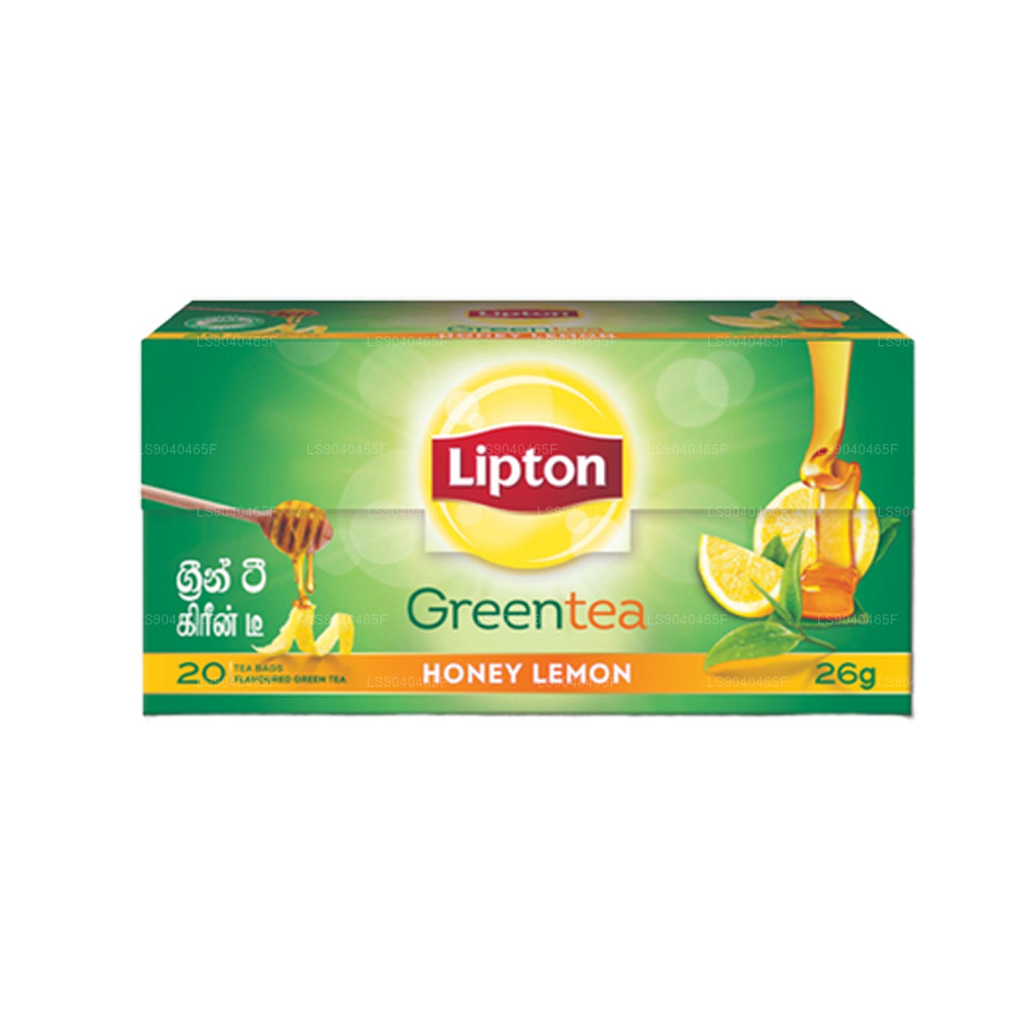 Lipton groene thee met honing en citroen (26 g) 20 theezakjes