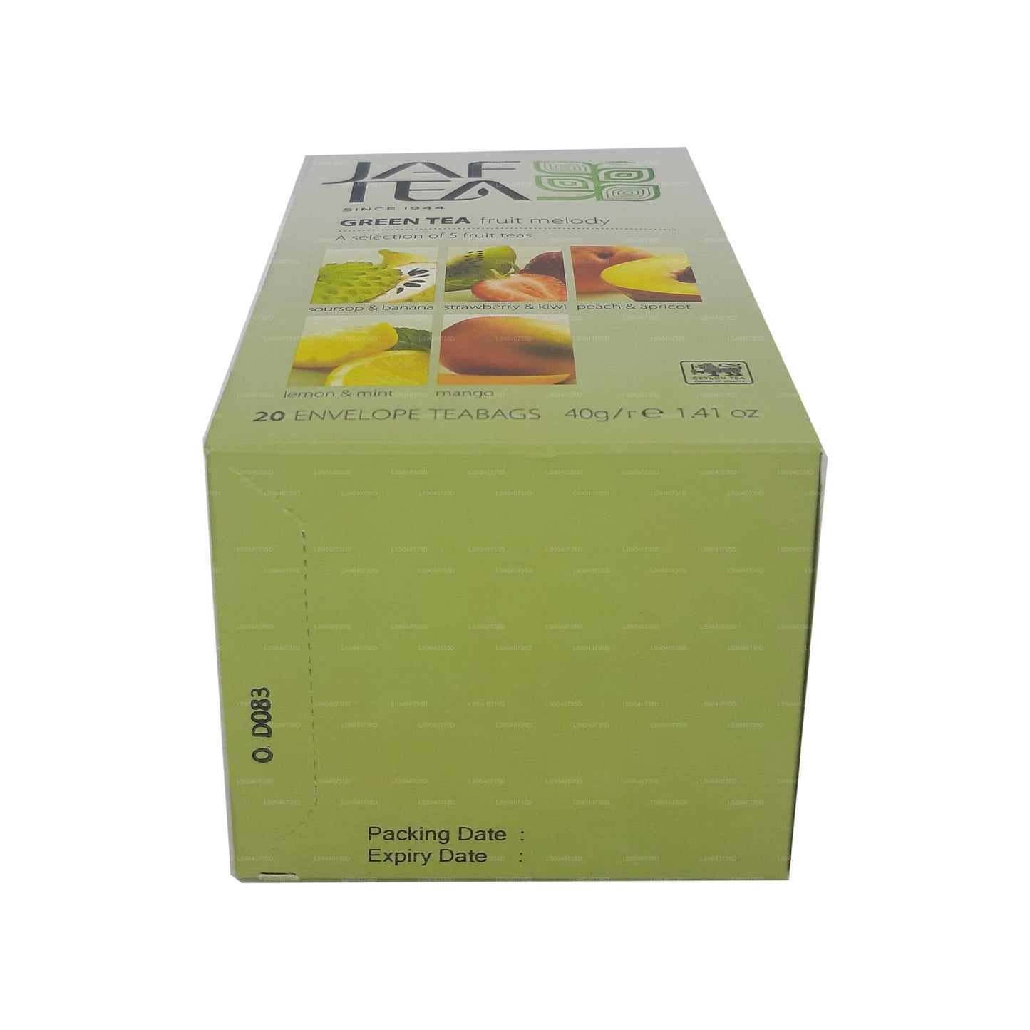 Jaf Tea Pure Green Collection Groene thee Fruit Melody (40 g) 20 theezakjes