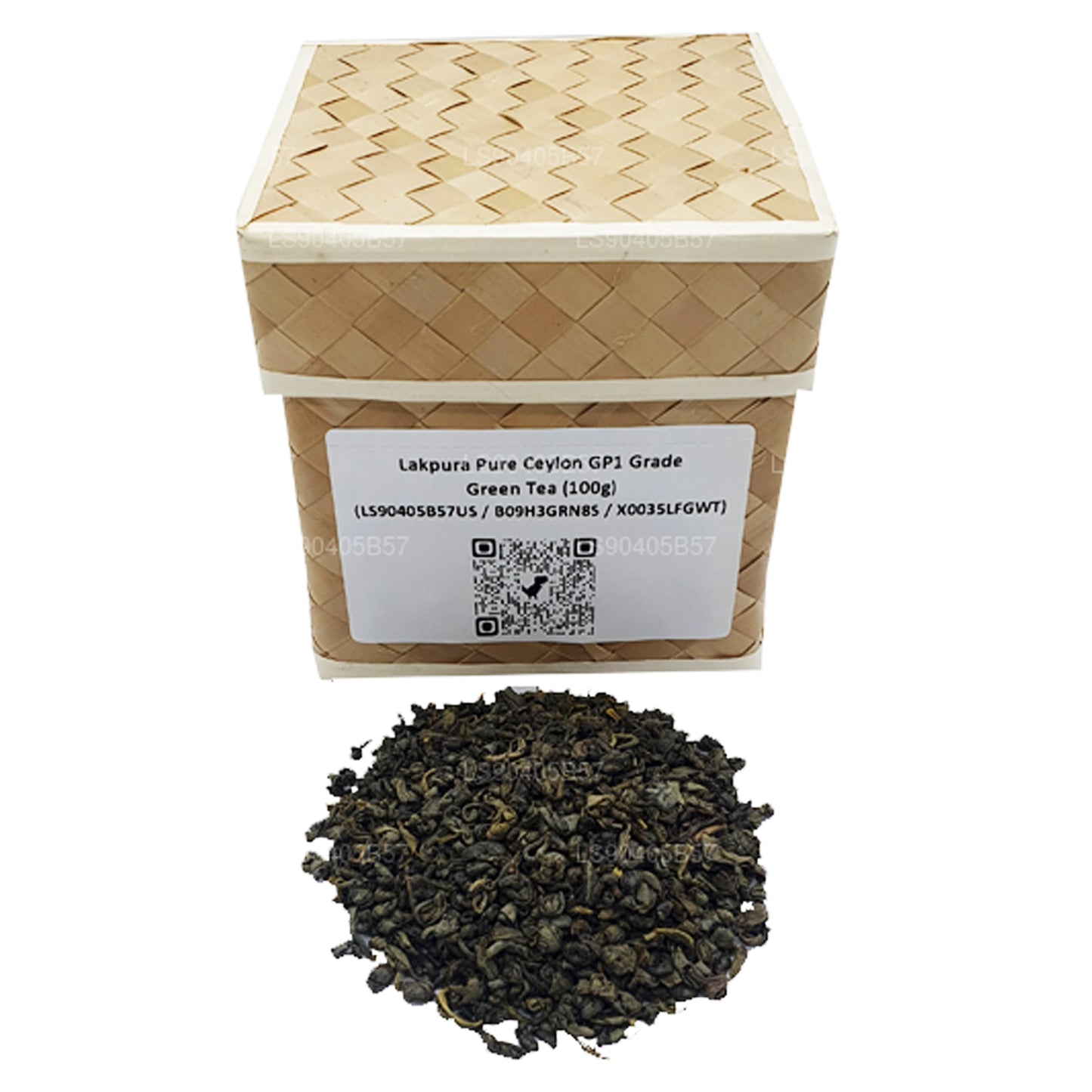 Lakpura Pure Ceylon GP1-kwaliteit groene thee (100 g)