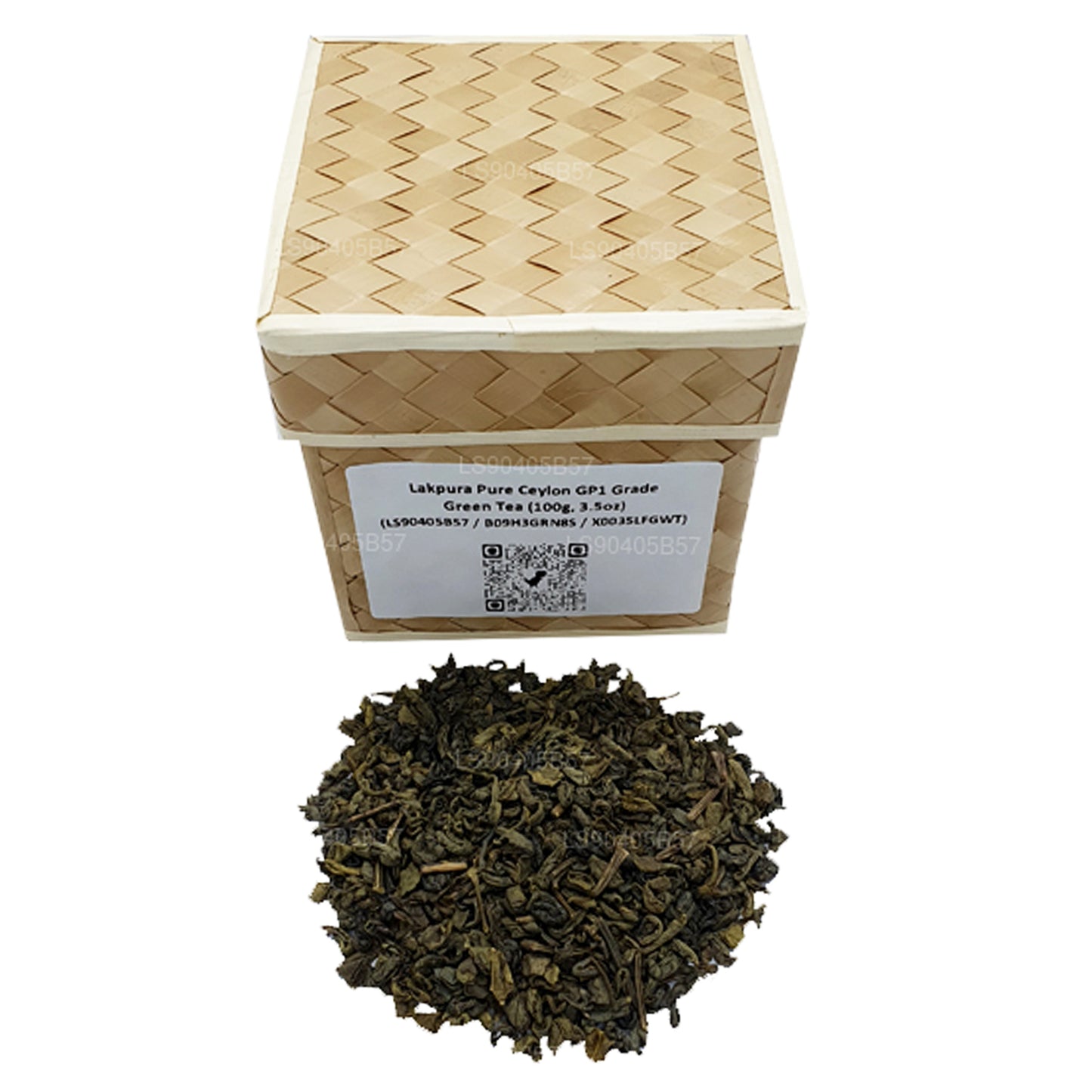 Lakpura Pure Ceylon GP1-kwaliteit groene thee (100 g)
