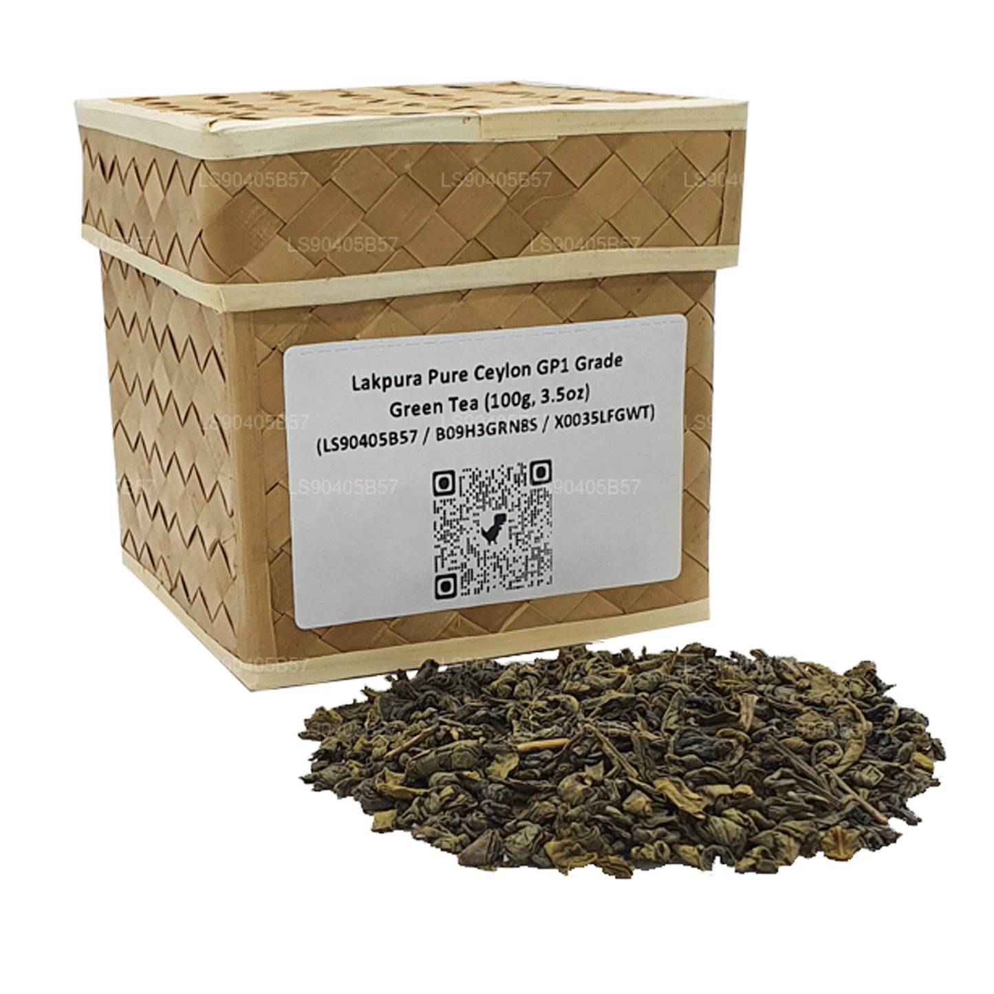 Lakpura Pure Ceylon GP1-kwaliteit groene thee (100 g)